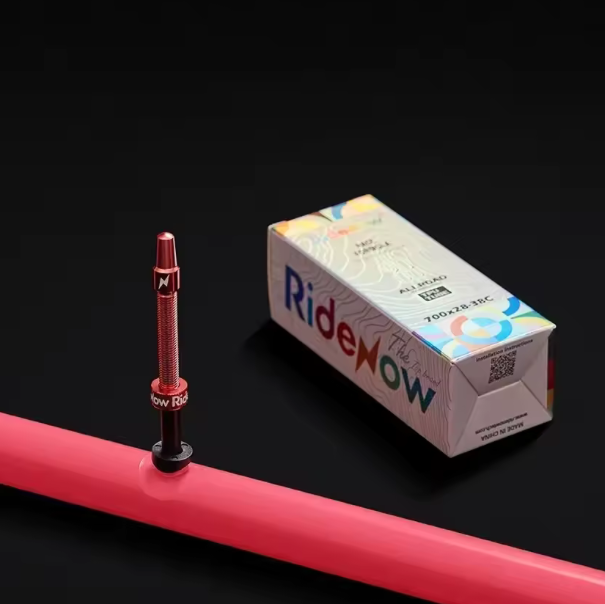 RideNow TPU GRAVEL Tubes. RED Alloy Valve. 700c x 32-47, 45/65. 45g