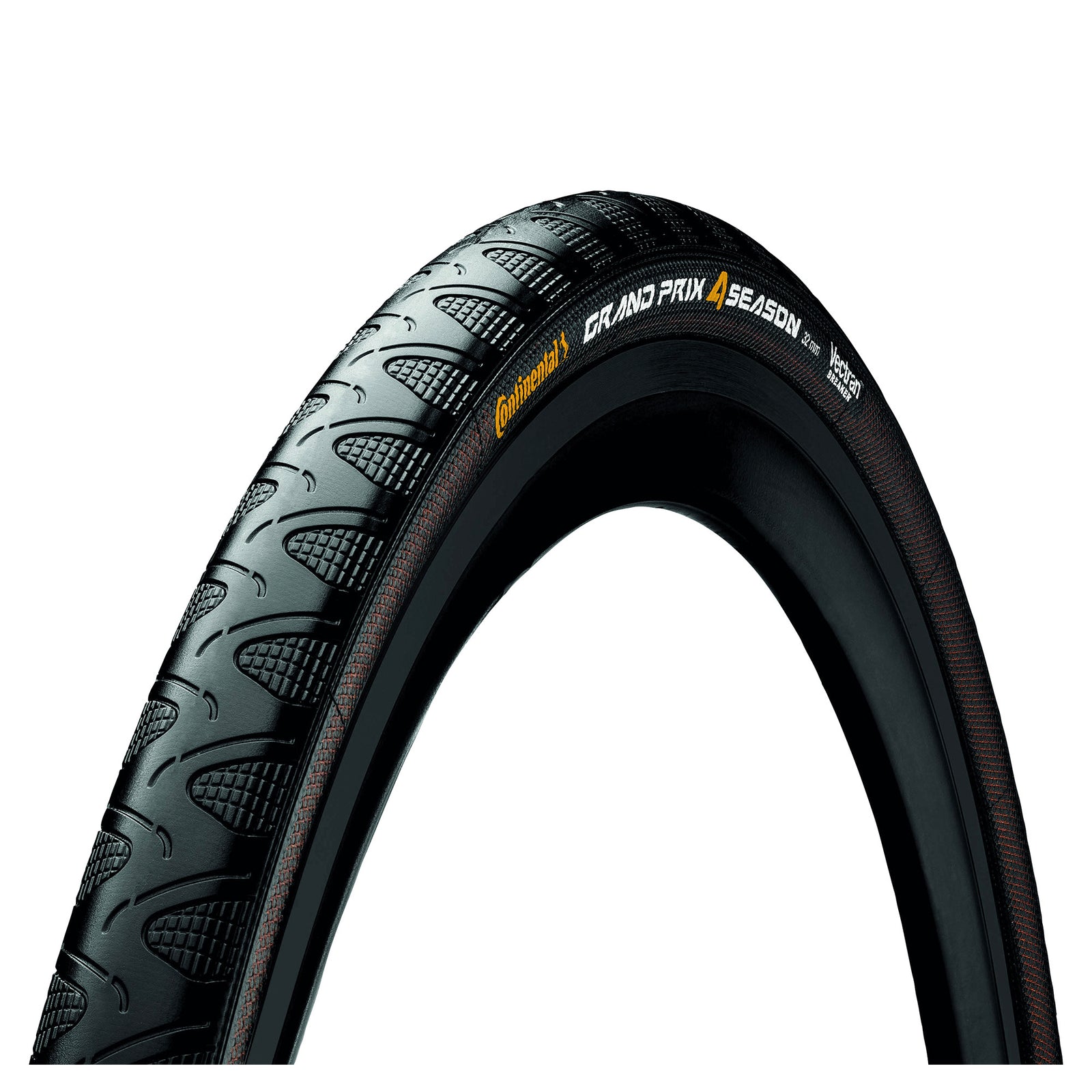 Continental Grand Prix 4 Season - Foldable Clincher (Black). 25c, 28c and 32c