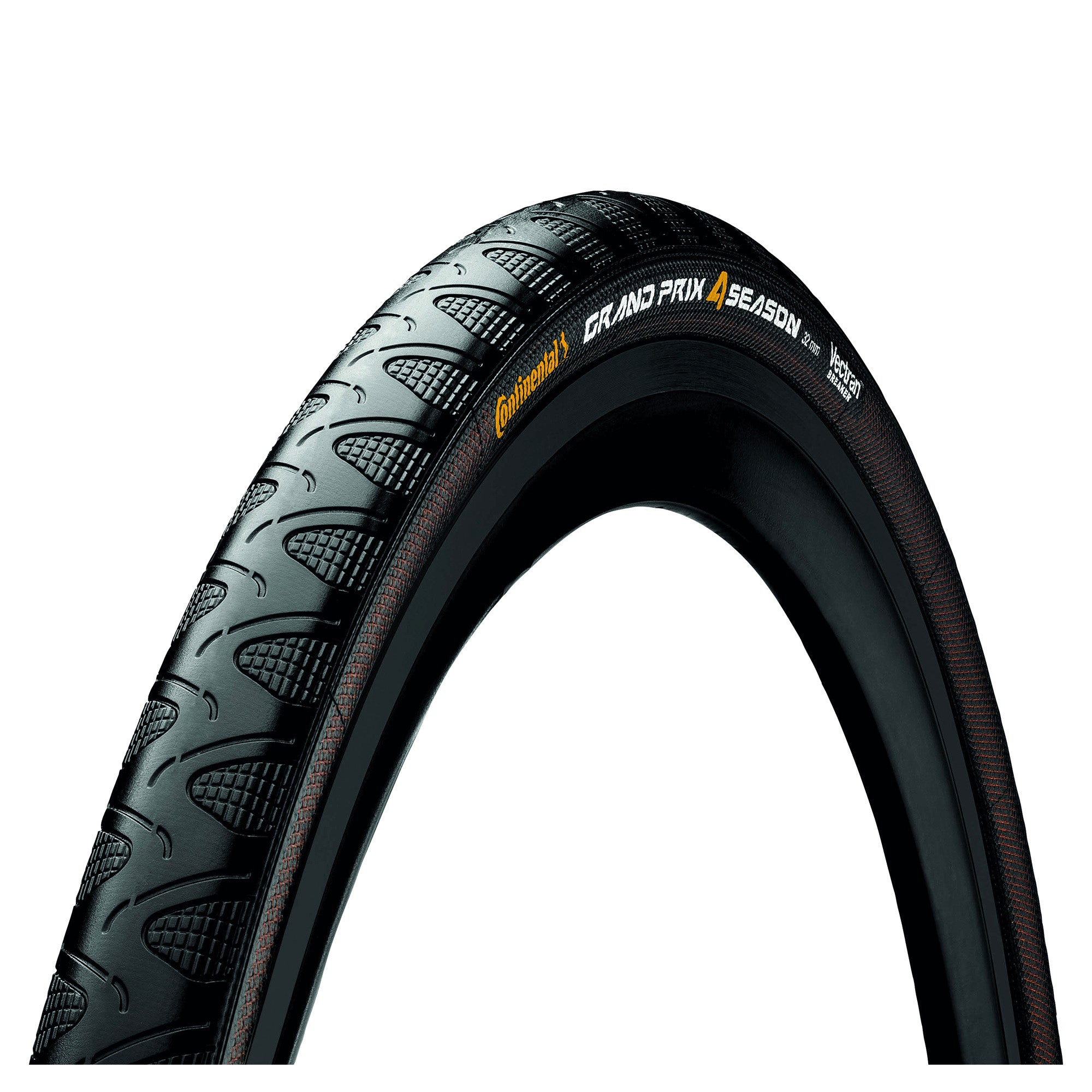 Continental Grand Prix 4 Season - Foldable Clincher (Black). 25c, 28c and 32c