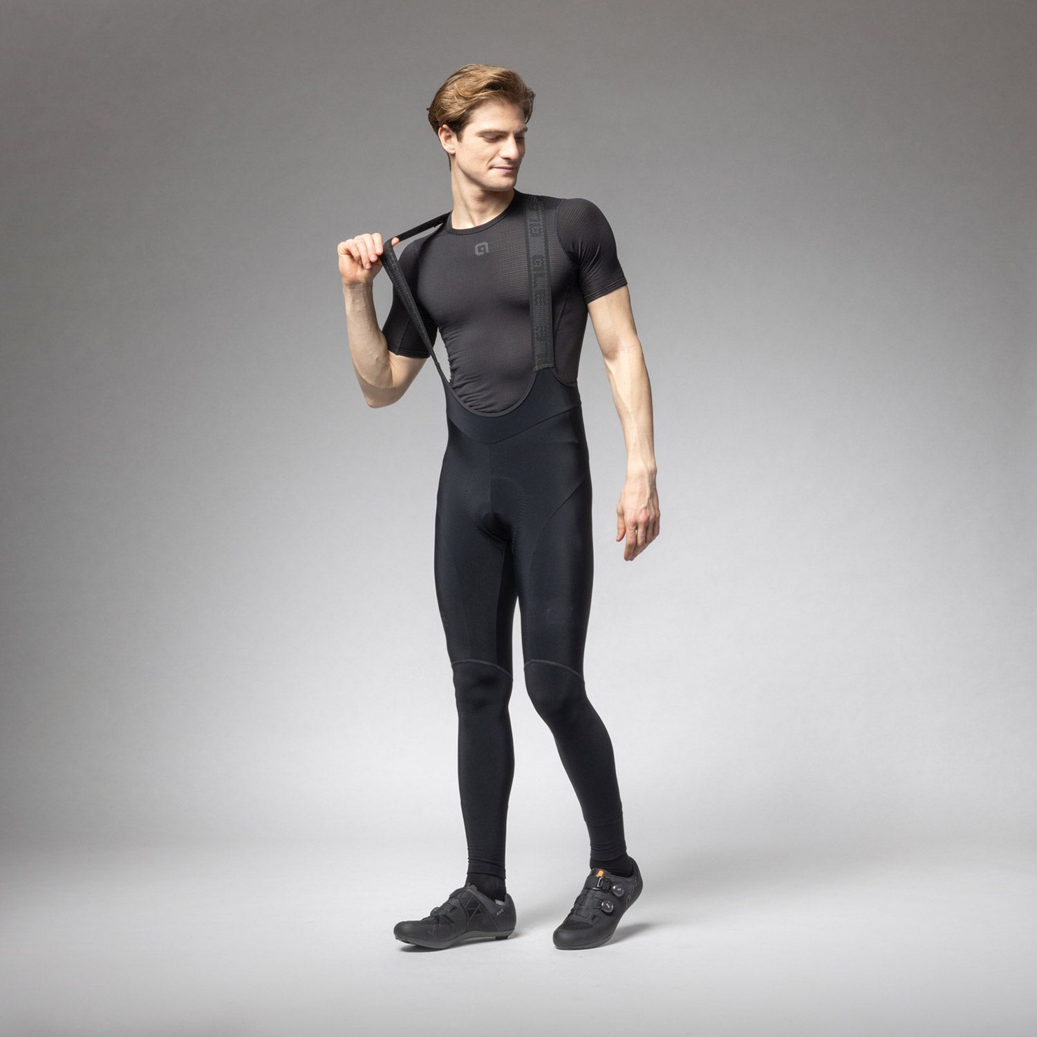Alé Winter 2.0 Pragma Bibtights (Black and Navy)