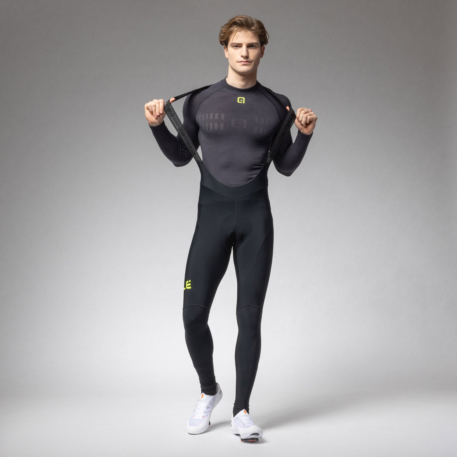 Alé Winter 2.0 Pragma Bibtights (Black and Navy)