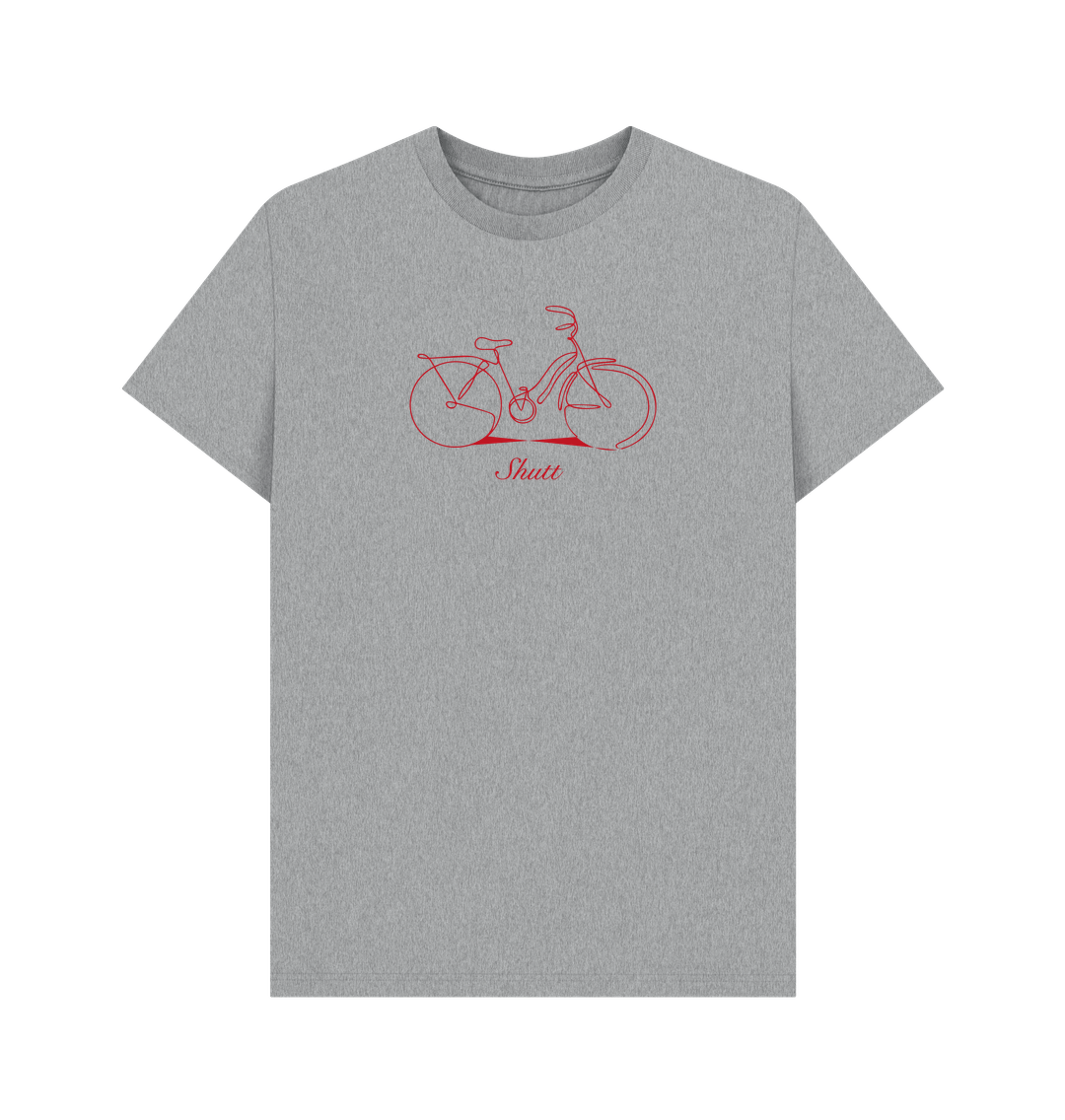 Athletic Grey Scribble Bike T-Shirt