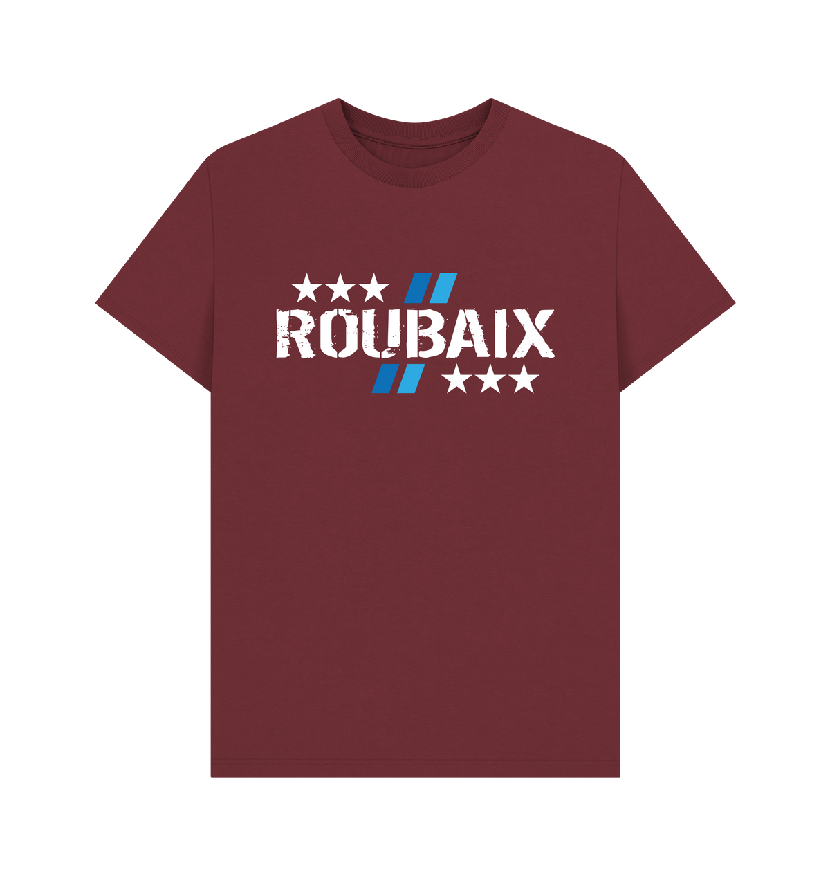 Red Wine Printed T-shirt Front