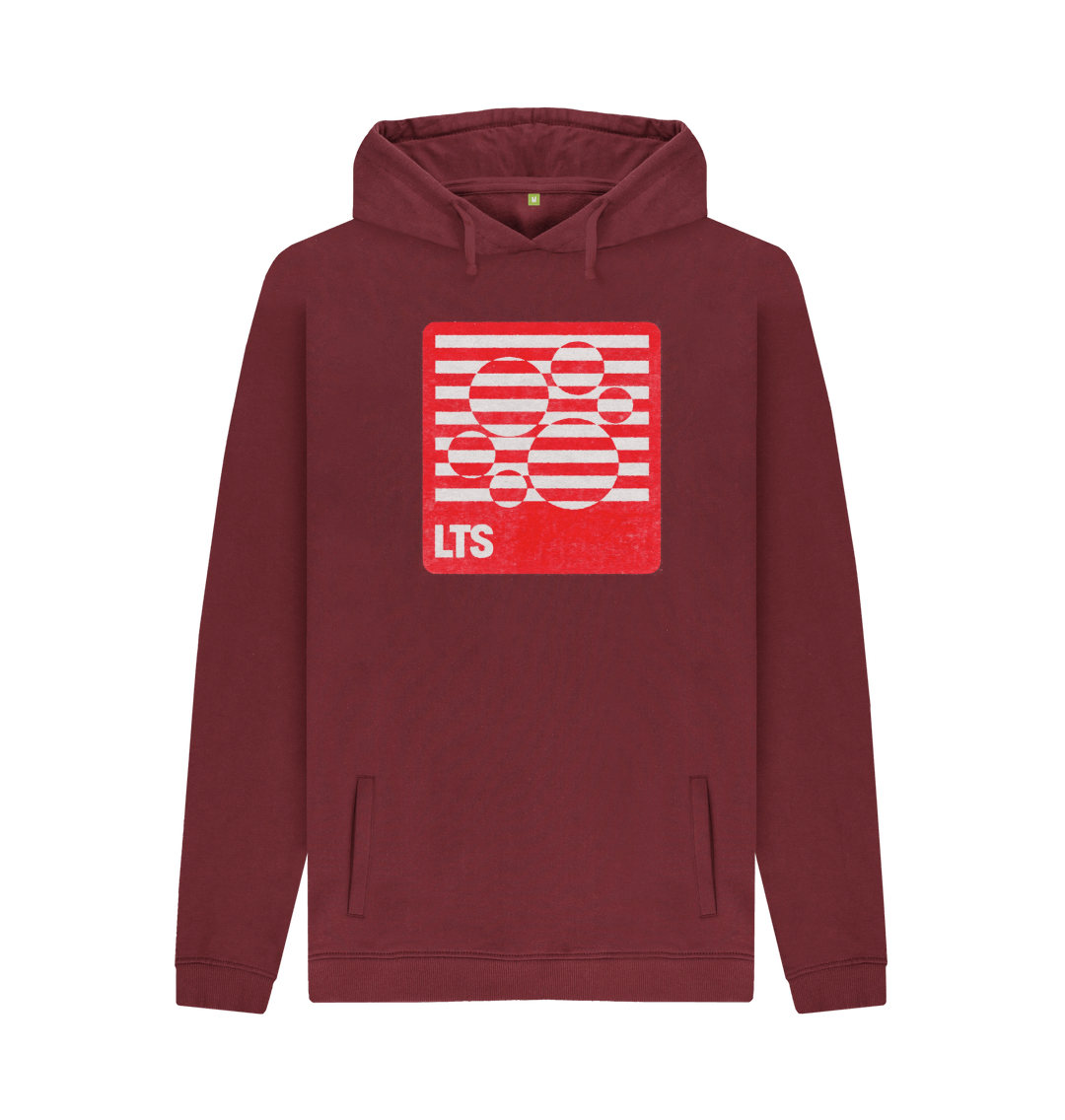 Red Wine Printed Hoody Front