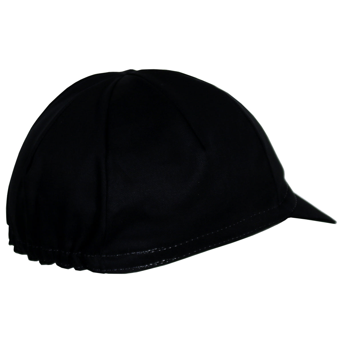 Black Cycling Cap - plain (no logo)