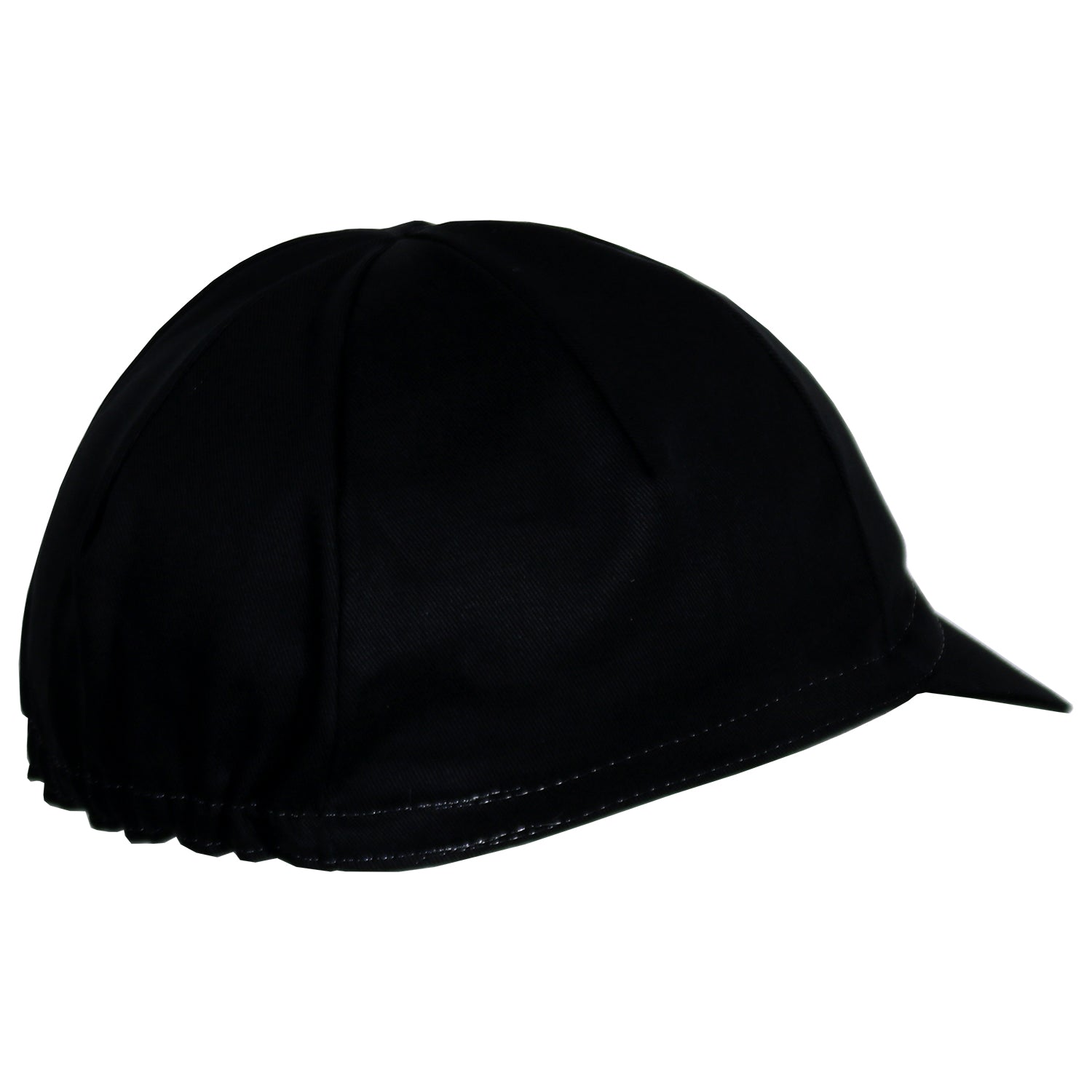 Black Cycling Cap - plain (no logo)