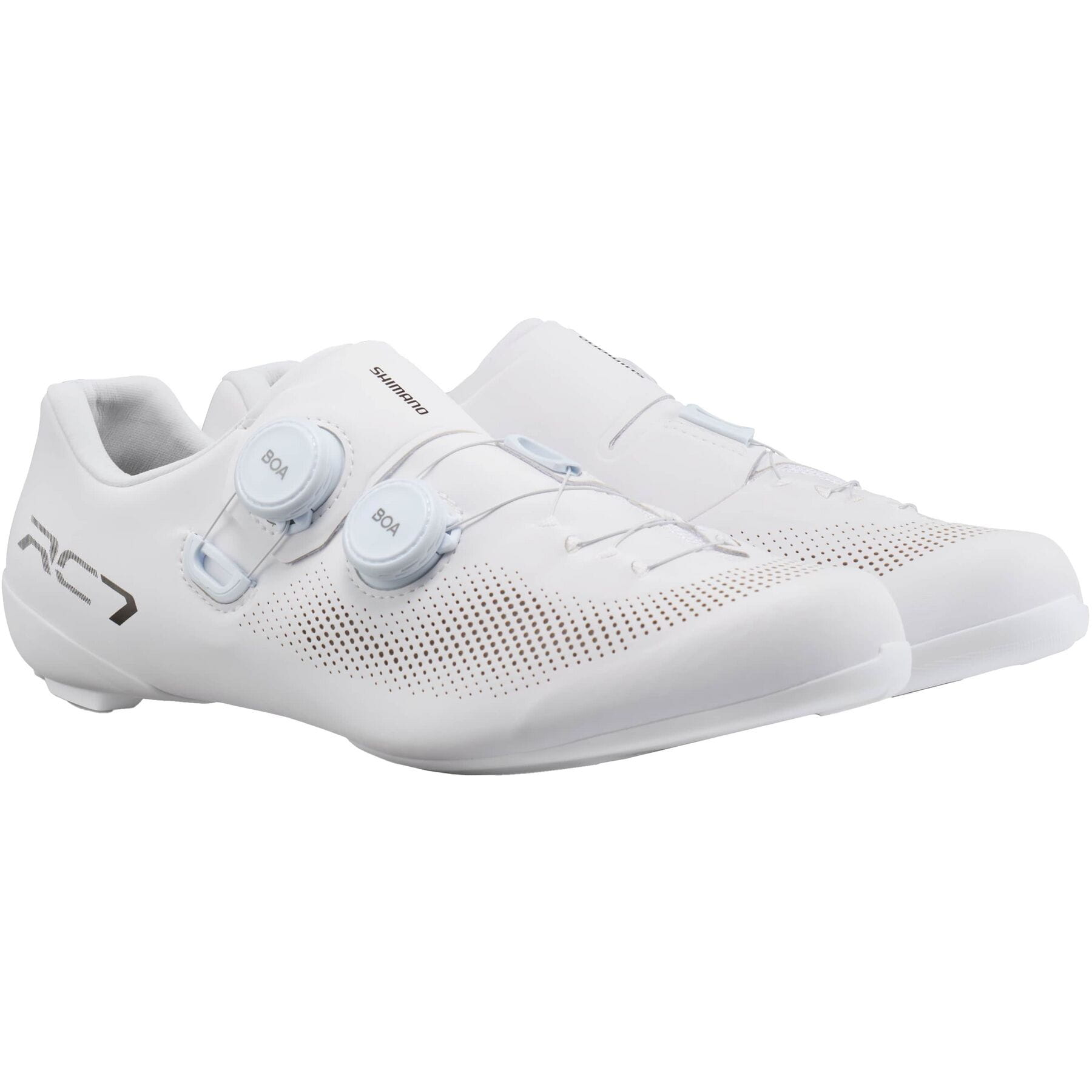 SHIMANO S-PHYRE RC7 白 Shimano White RC7 (RC703) Shoes - Prendas Ciclismo