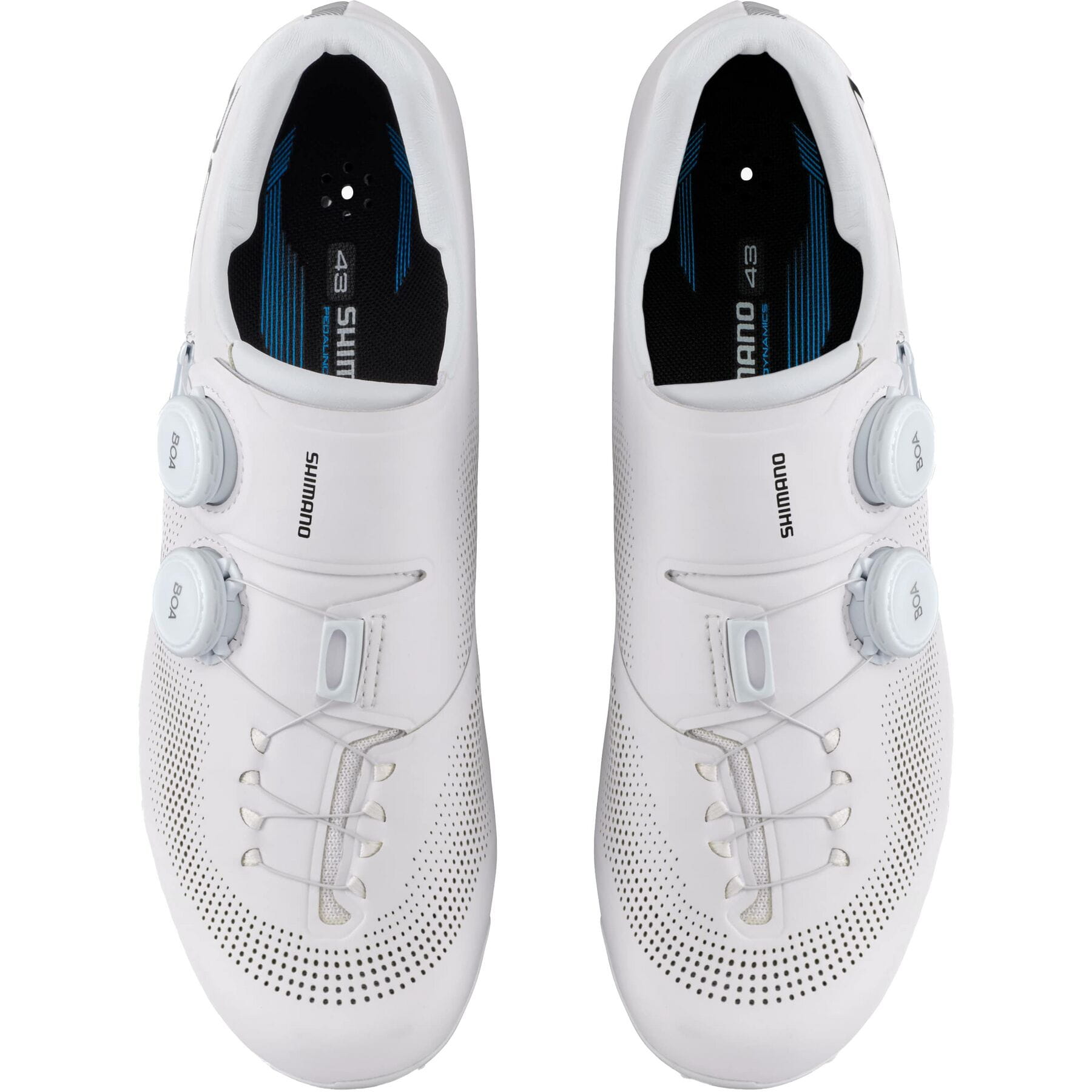 Shimano White RC7 (RC703) Shoes - Prendas Ciclismo