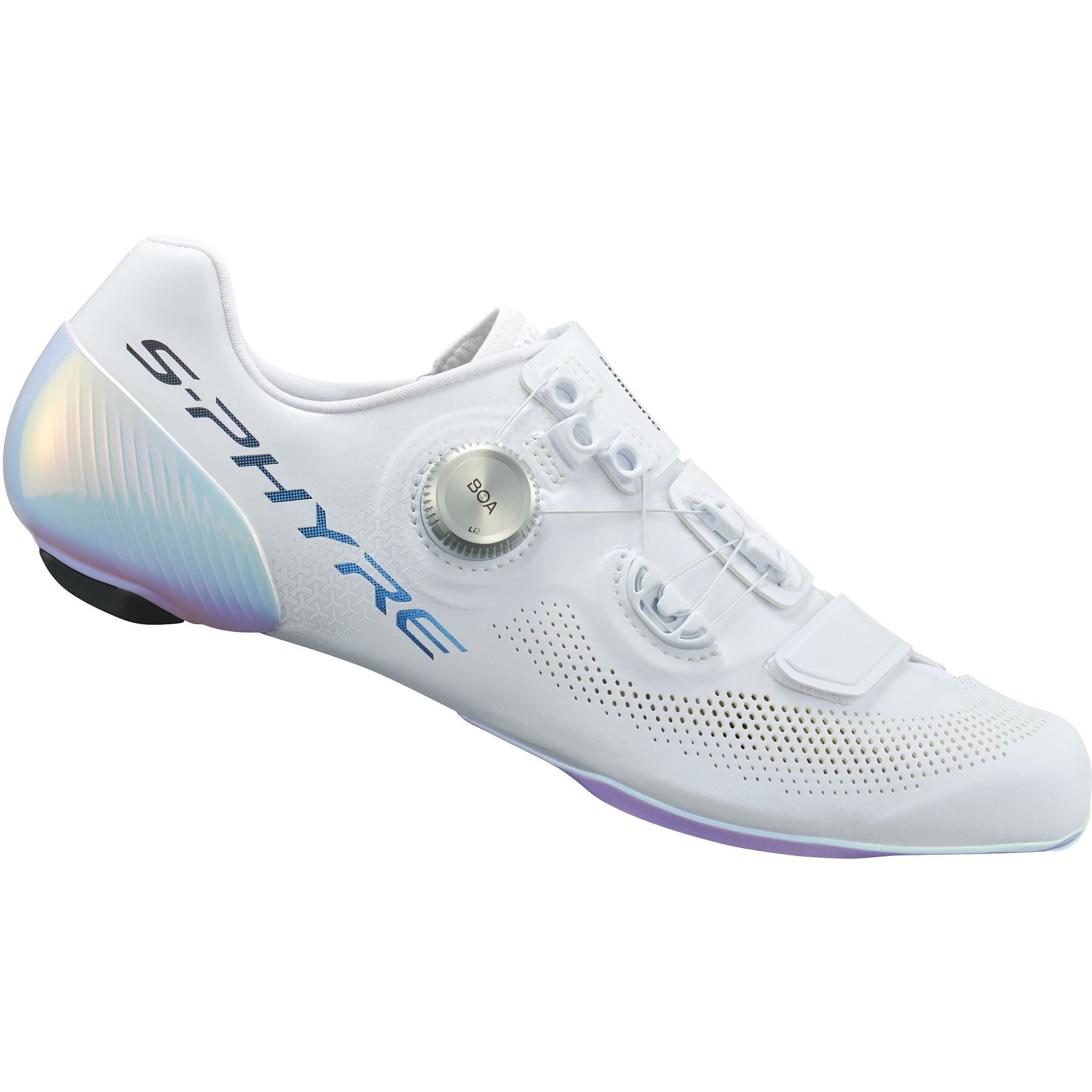 S-PHYRE RC9Tホワイトシューズ EUR 43 Shimano White S-PHYRE RC9 PWR (RC903P) Shoes - Prendas Ciclismo