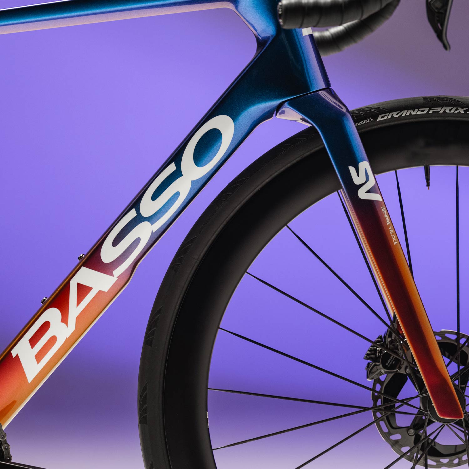 Basso SV Super Record 13x Wireless Viola Galaxy Bike