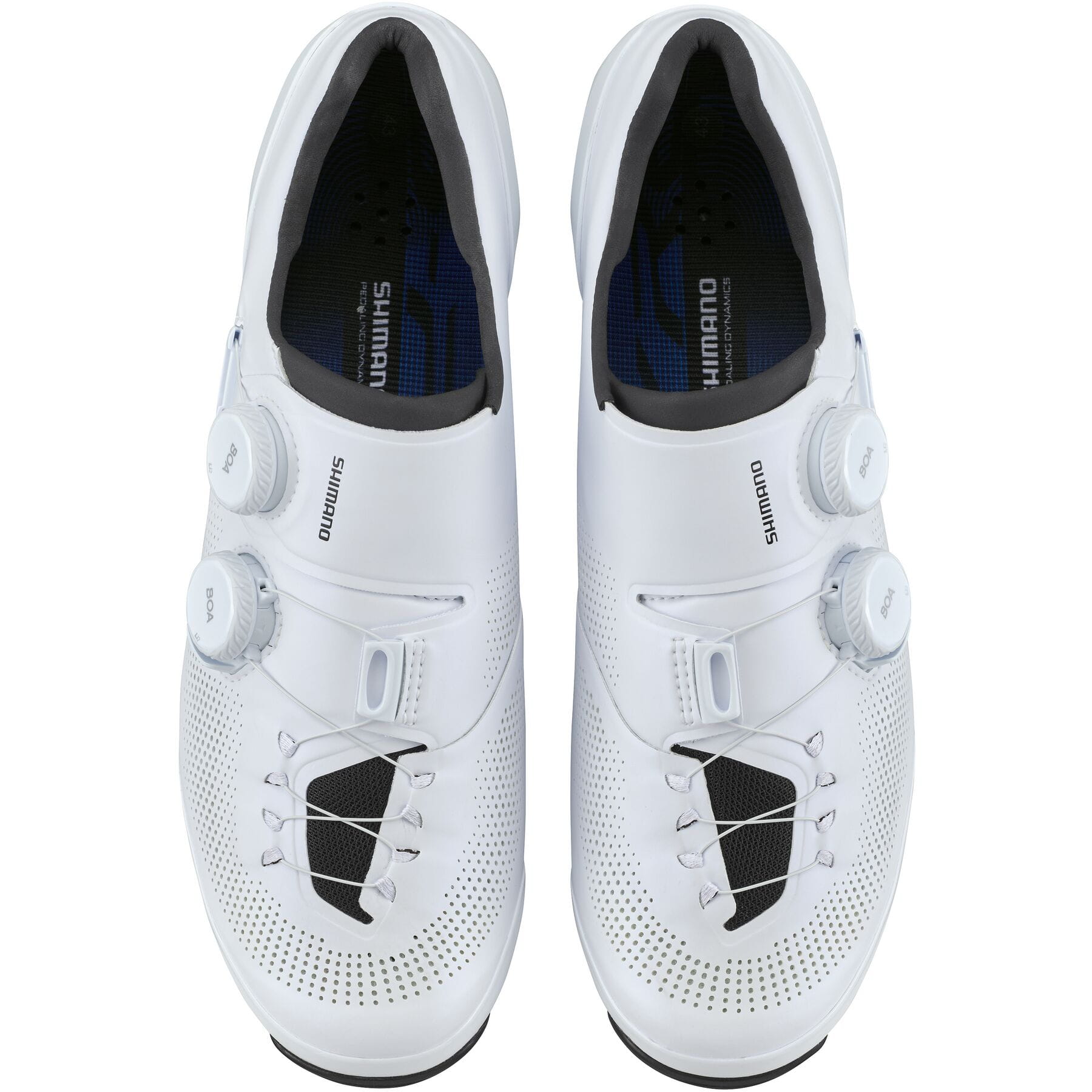 Shimano S-PHYRE ホワイト ロードバイクシューズ 39 WIDE Shimano White S-PHYRE XC9 (XC903) Gravel Shoes - Prendas Ciclismo