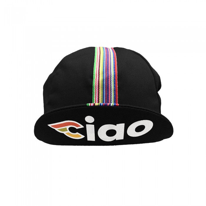 Cinelli Ciao Black Cotton Cycling Cap