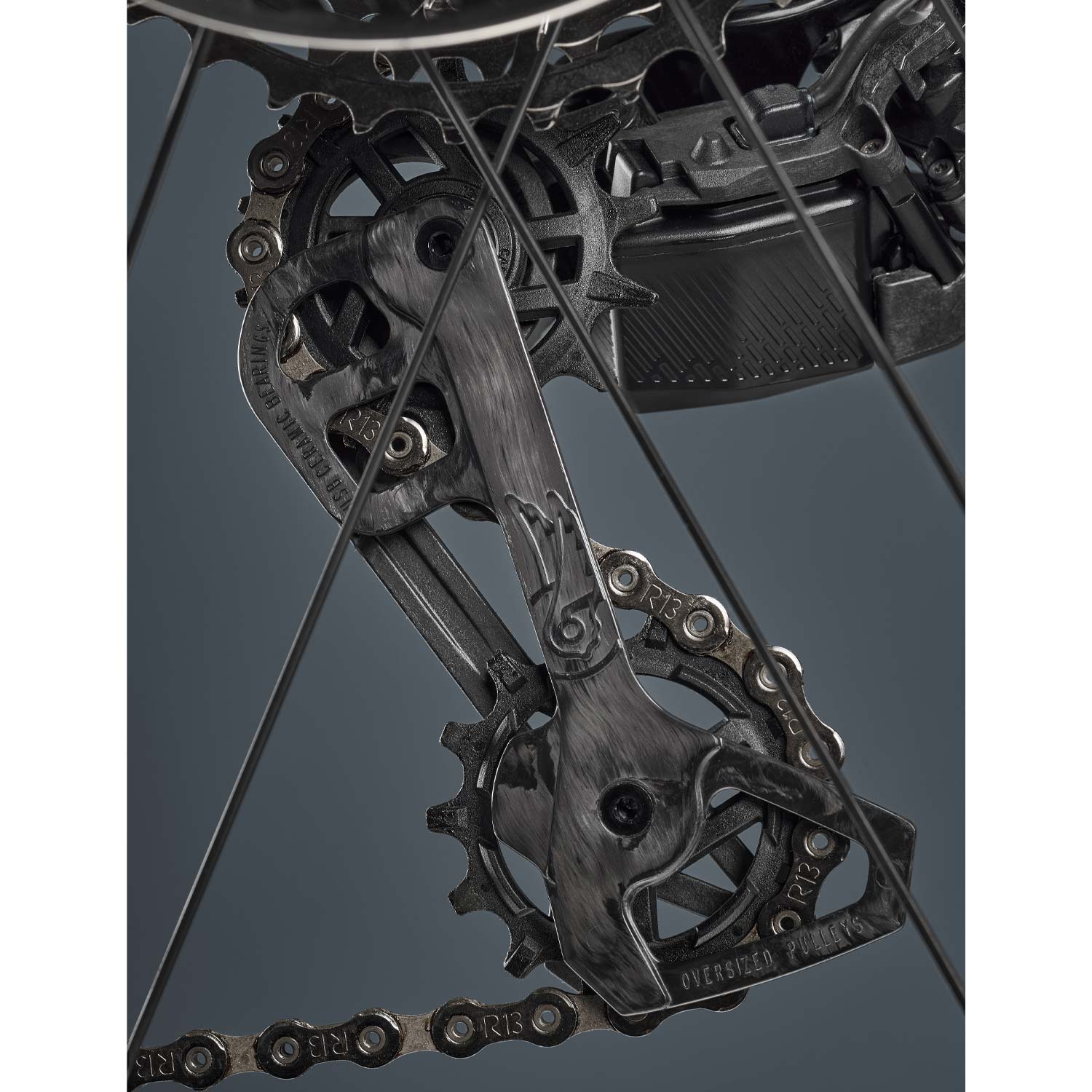 Campagnolo Super Record Wireless 13x Rear Derailleur With UDH Adapter