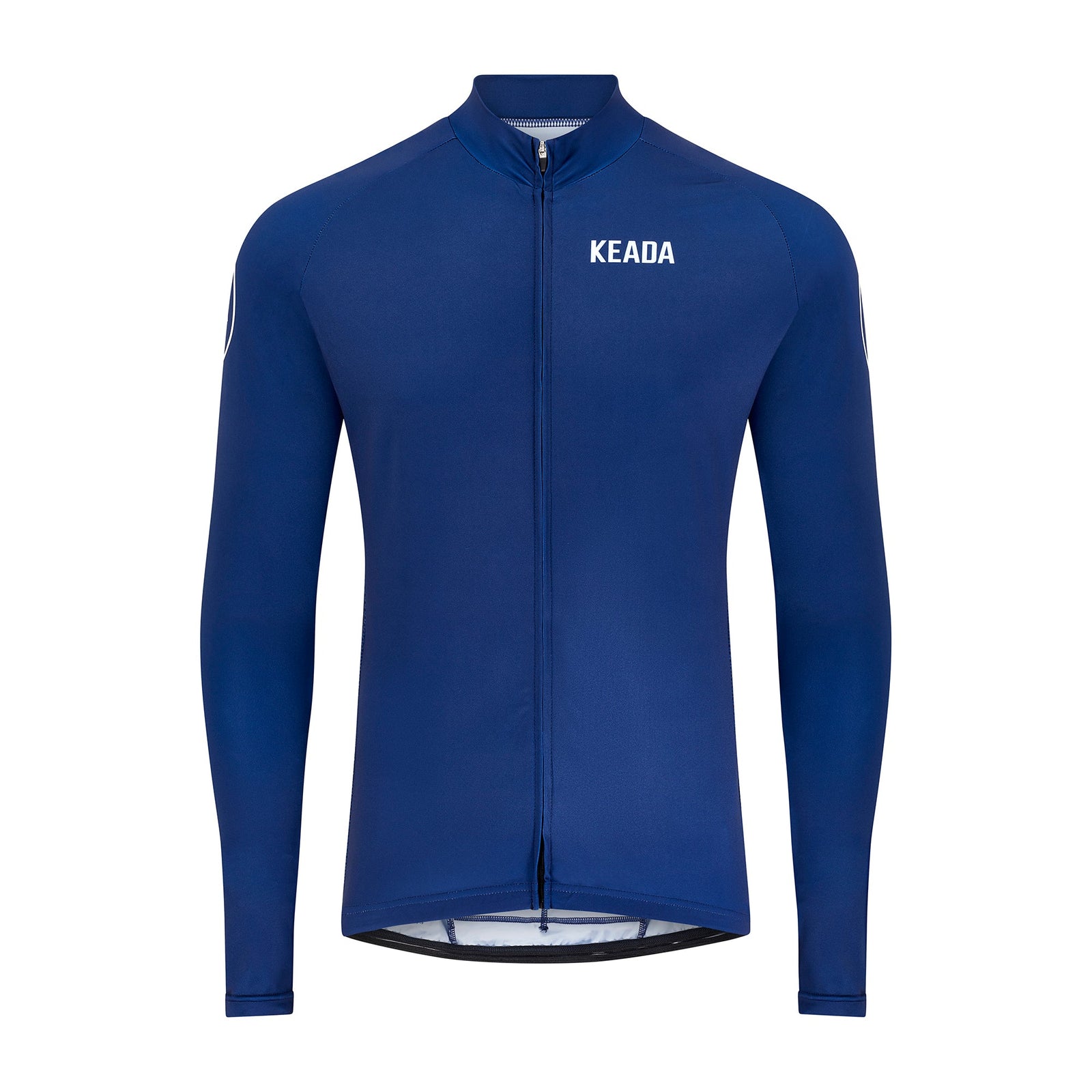 Keada Men's Essential Long Sleeved Cycling Jersey - Navy