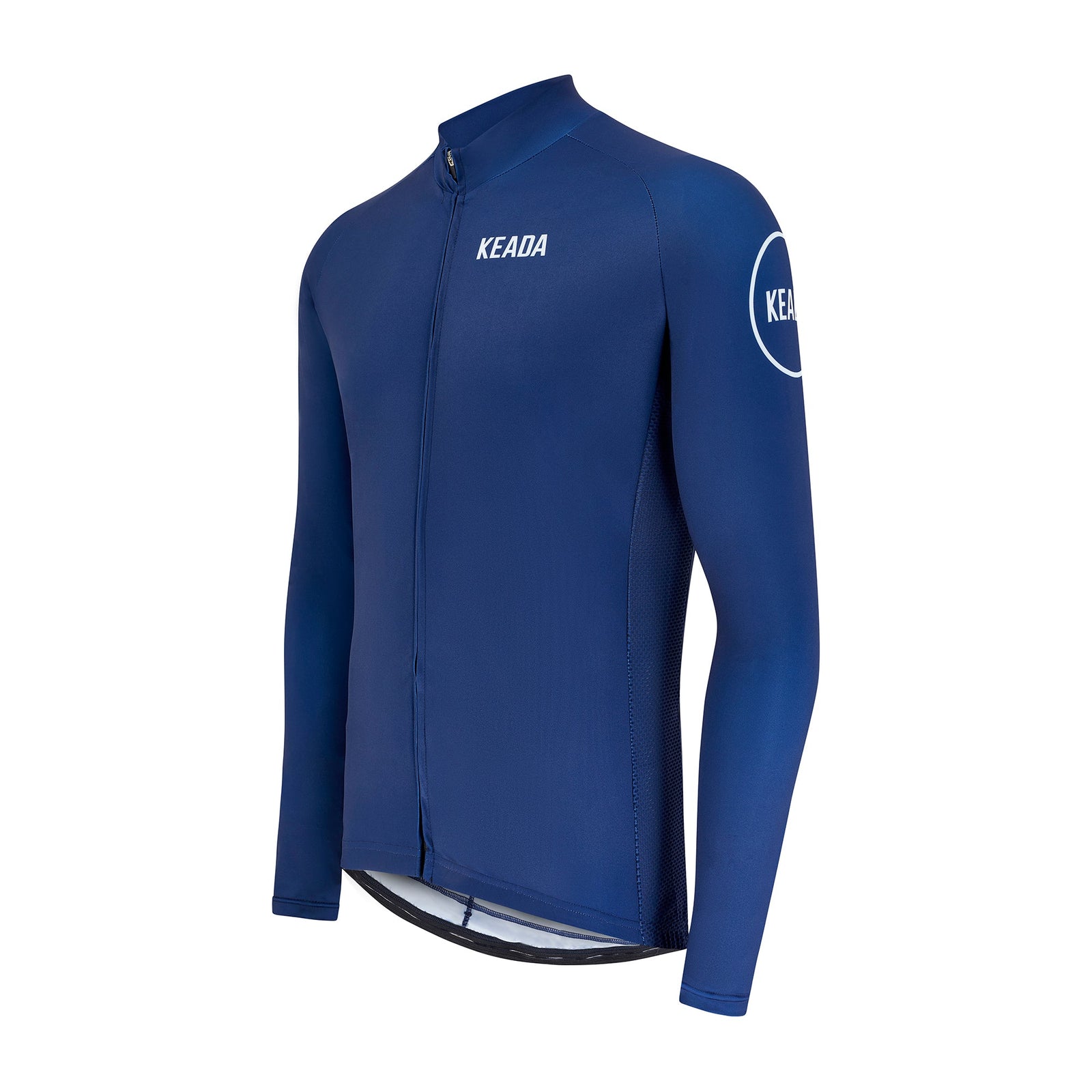 Keada Men's Essential Long Sleeved Cycling Jersey - Navy