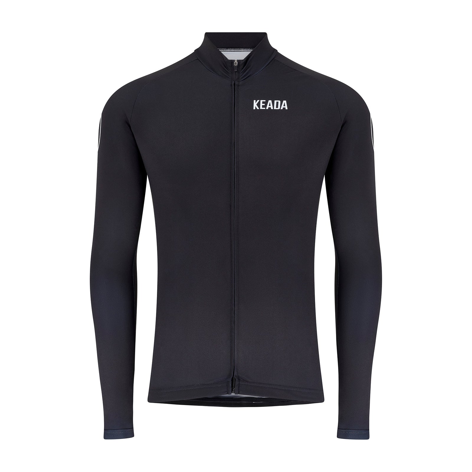 Keada Men's Essential Long Sleeved Cycling Jersey - Black