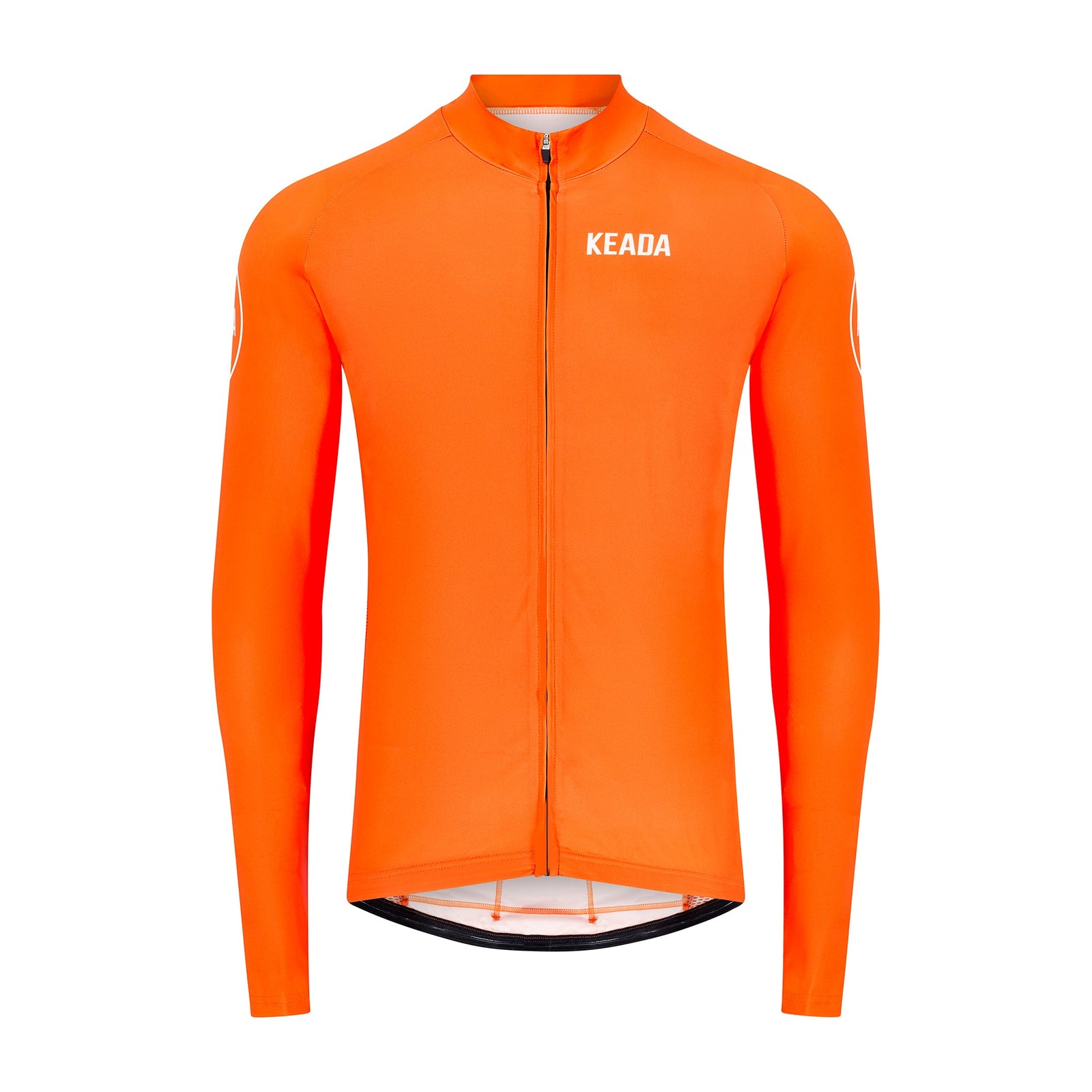 Keada Women's Essential Long Sleeved Cycling Jersey - Orange