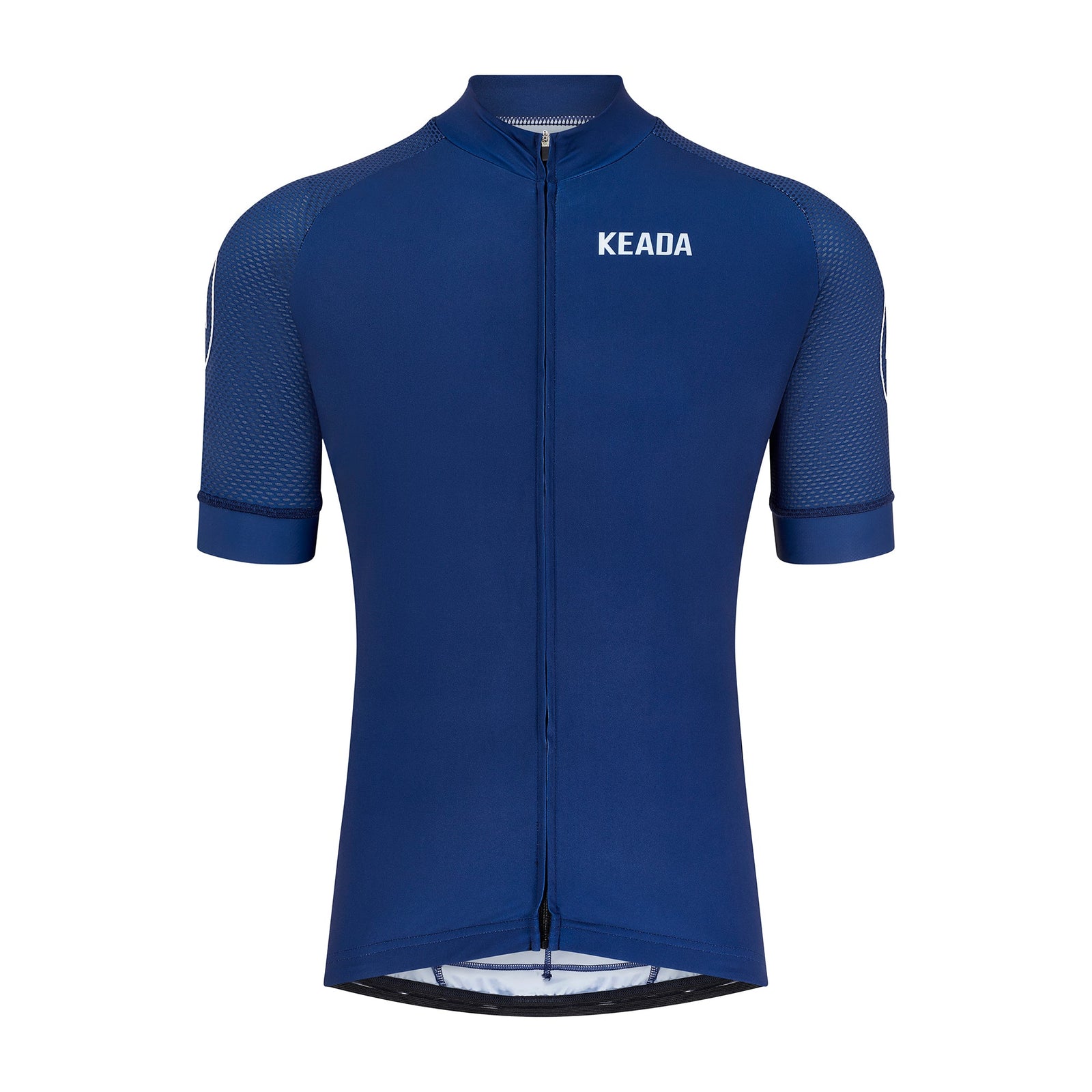 Keada Men's Essential Short Sleeved Cycling Jersey - Navy