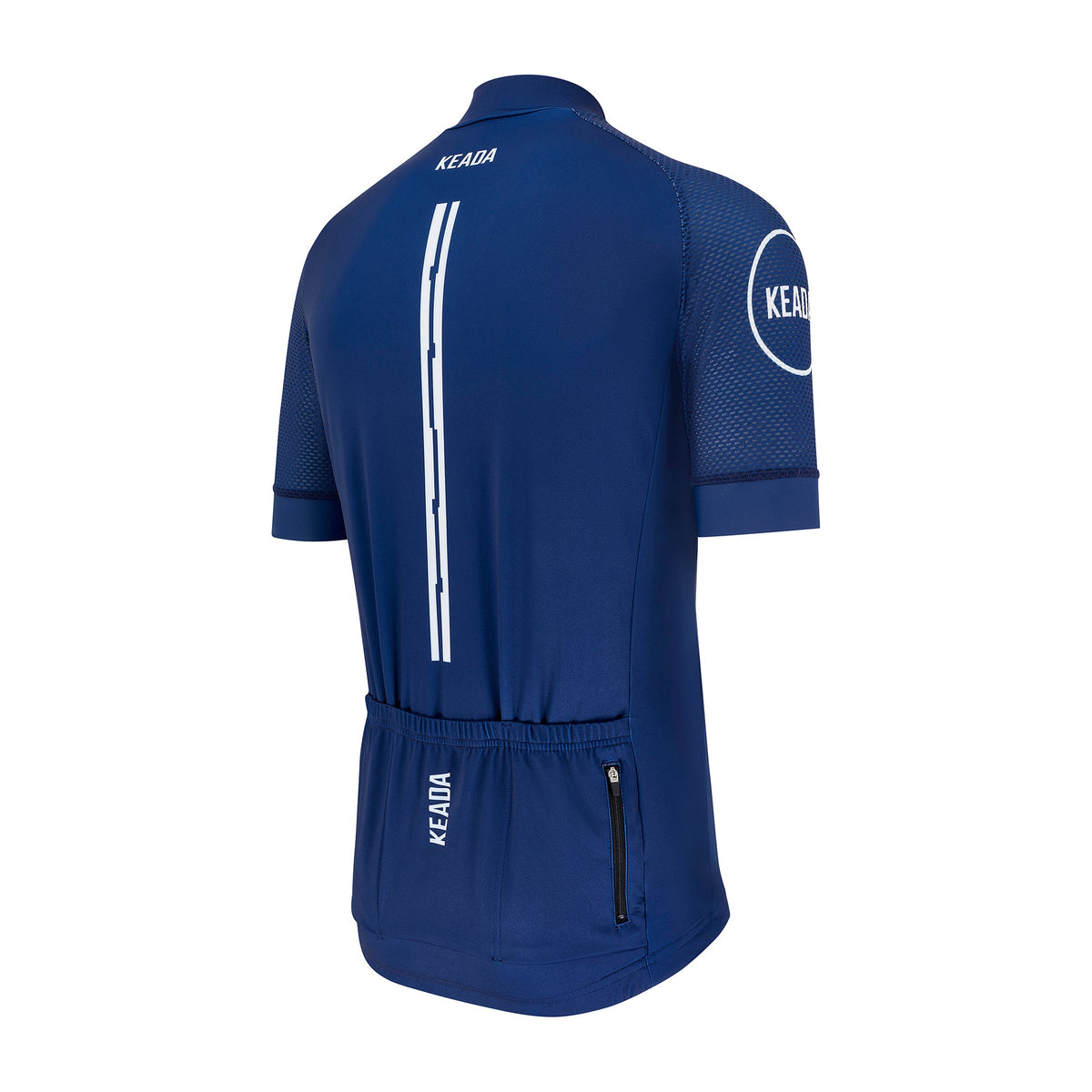 Keada Men's Essential Short Sleeved Cycling Jersey - Navy