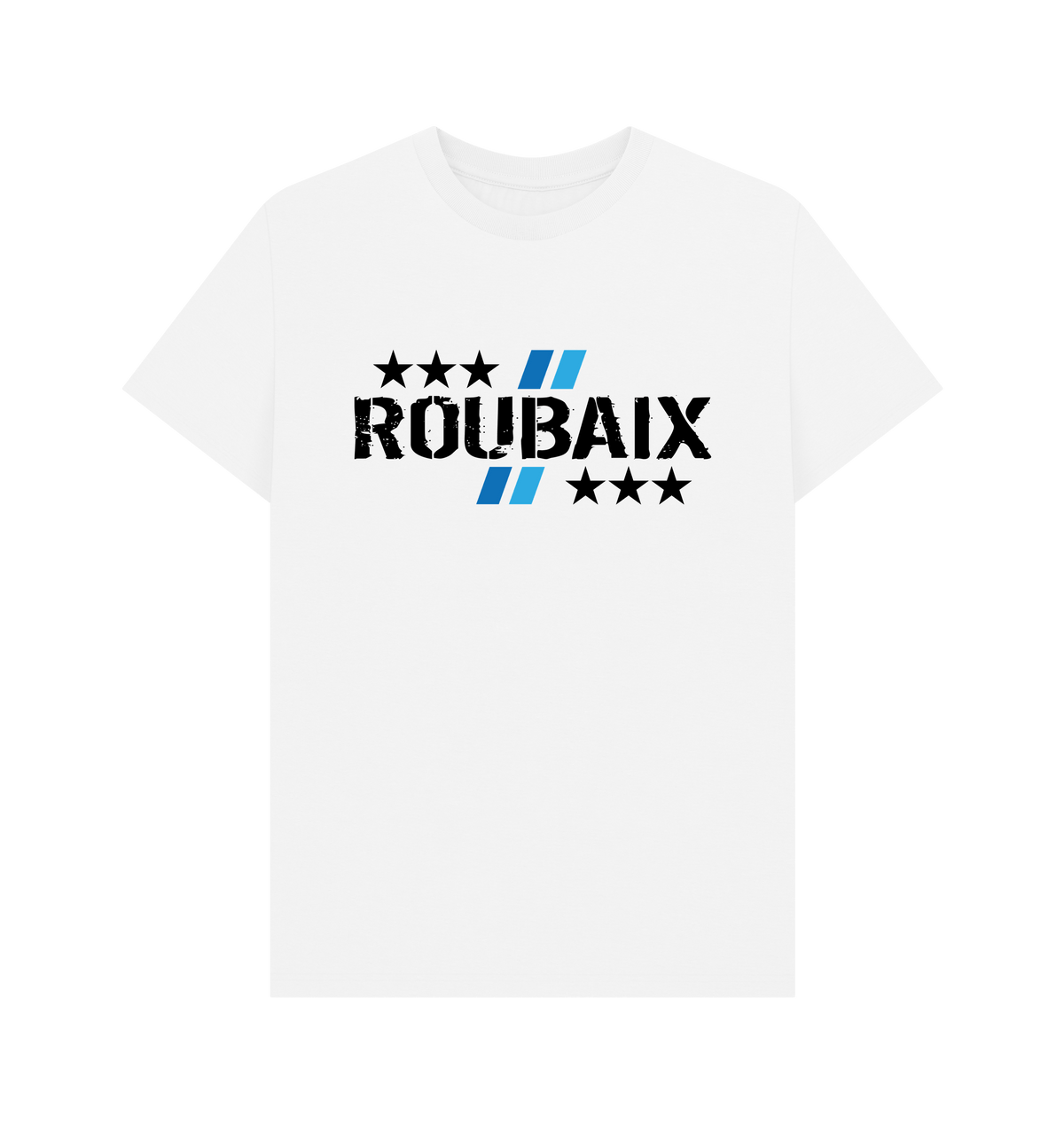 White Printed T-shirt Front