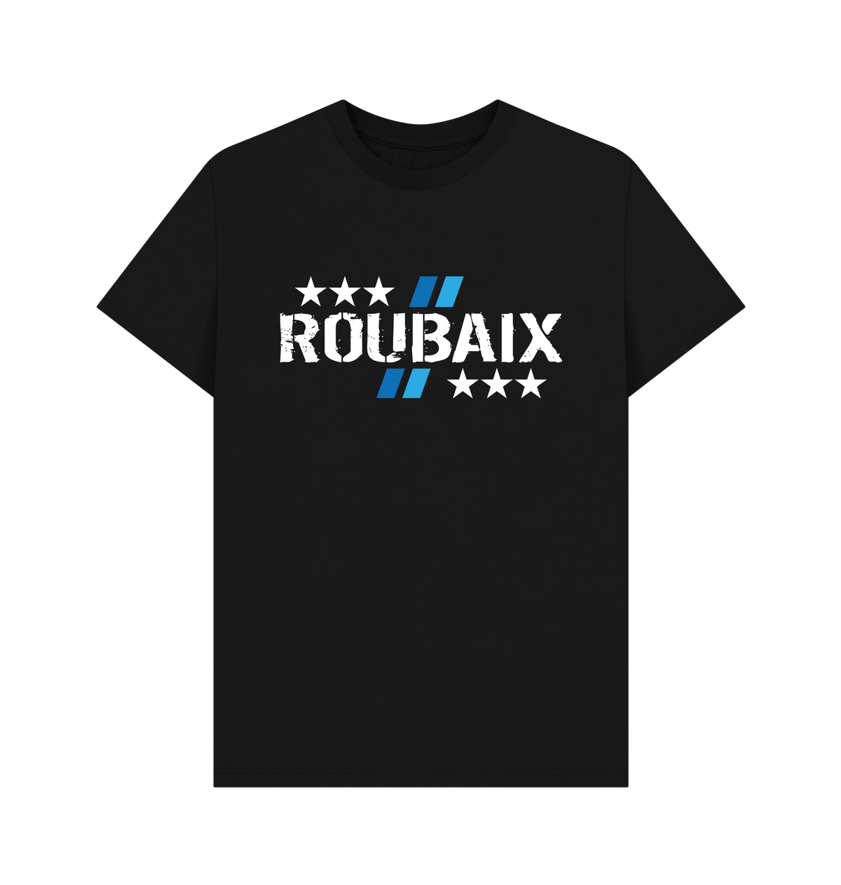 Black Printed T-shirt Front