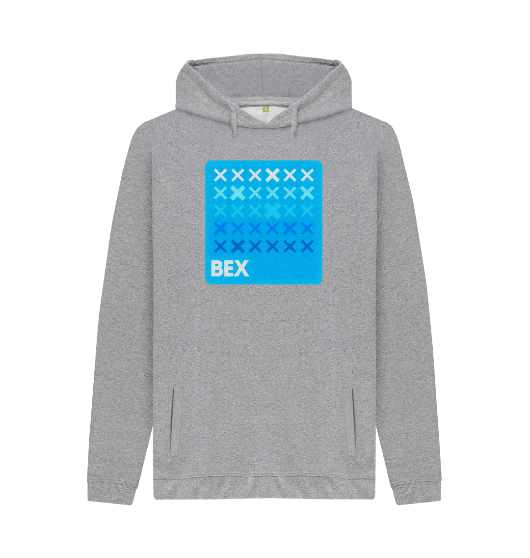 Light Heather Printed Hoody Front