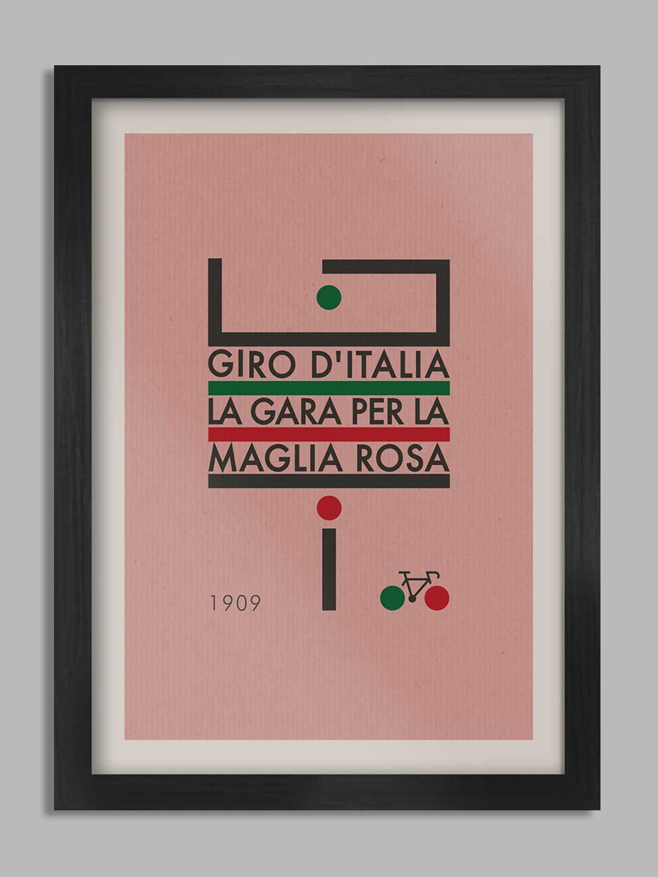 Giro d&#39;Italia Futurismo Cycling Poster Print