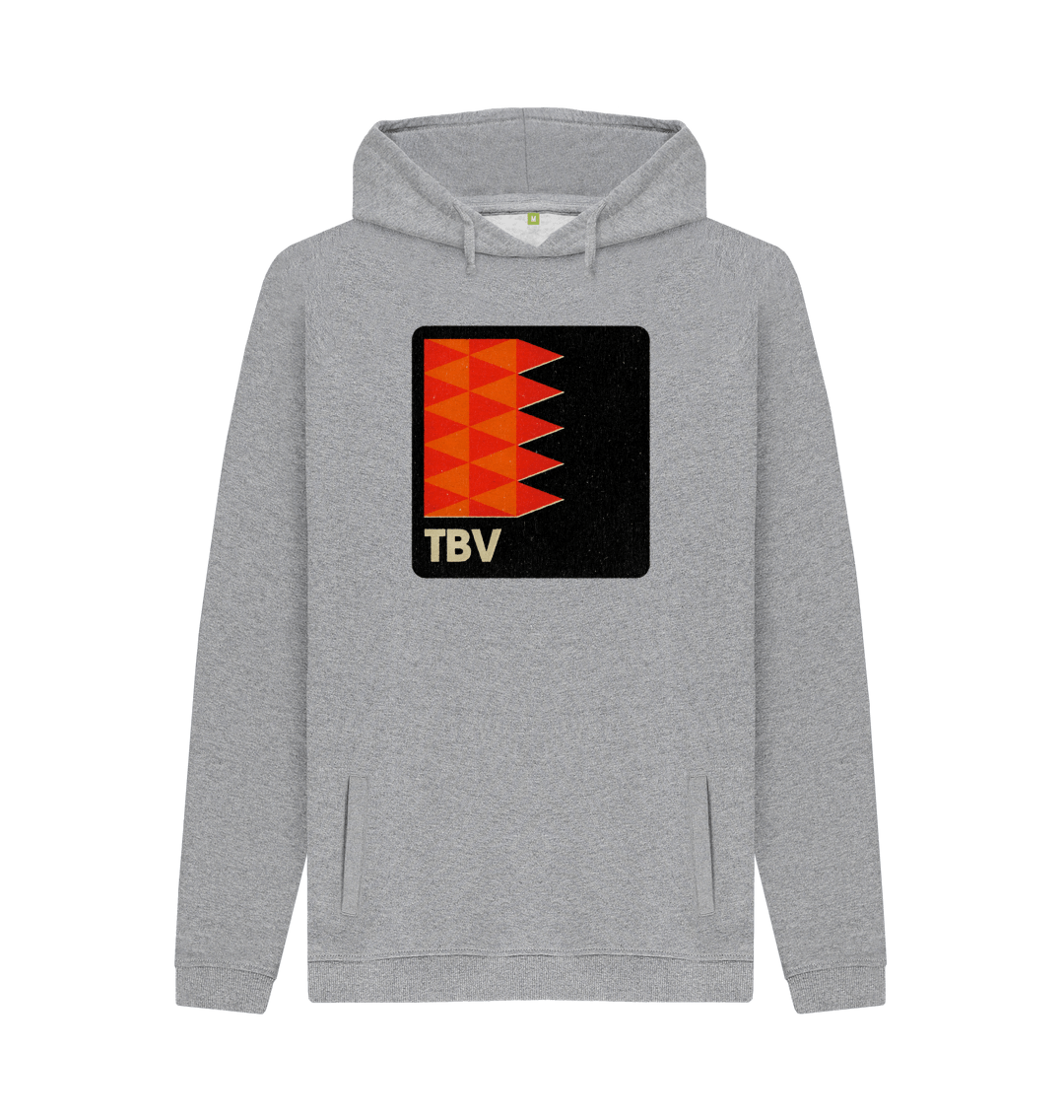 Light Heather Printed Hoody Front