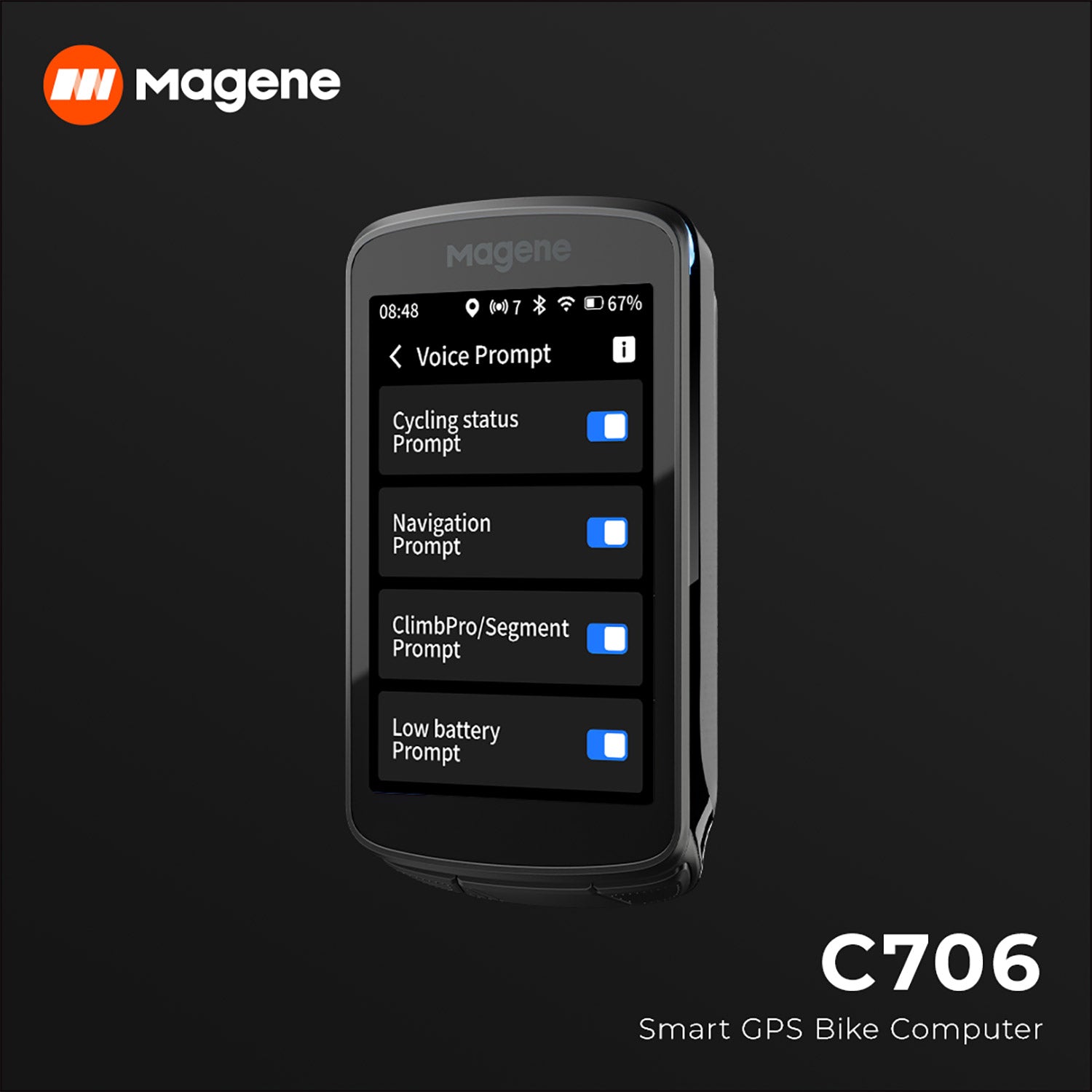 Magene C706 Smart GPS Bike Computer