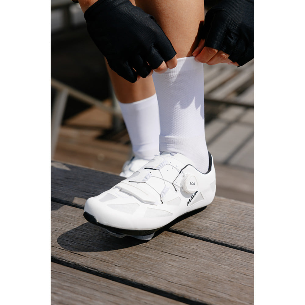Mavic Cosmic Elite SL White Shoes - Prendas Ciclismo