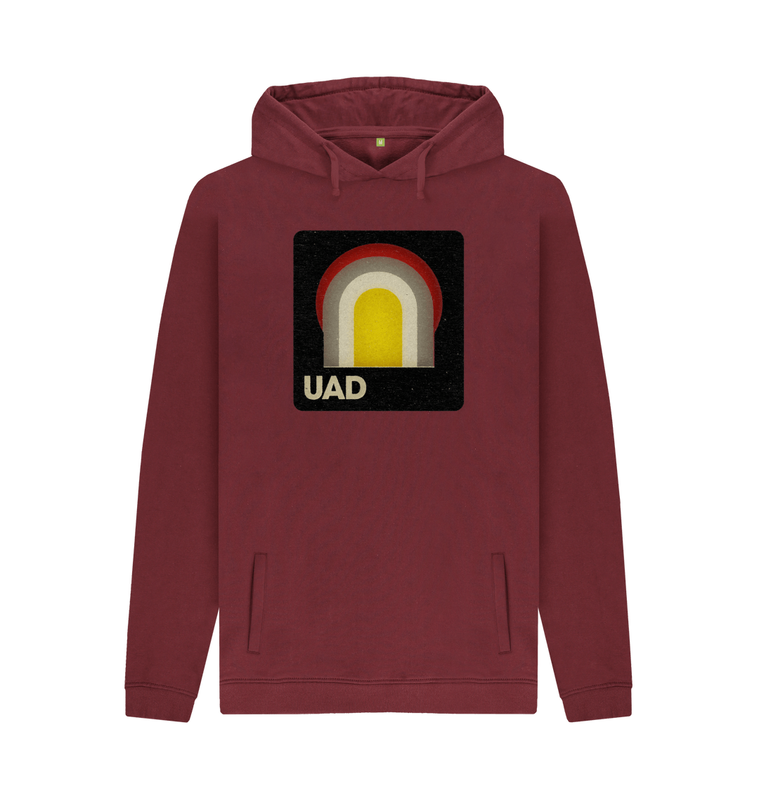 Red Wine Printed Hoody Front