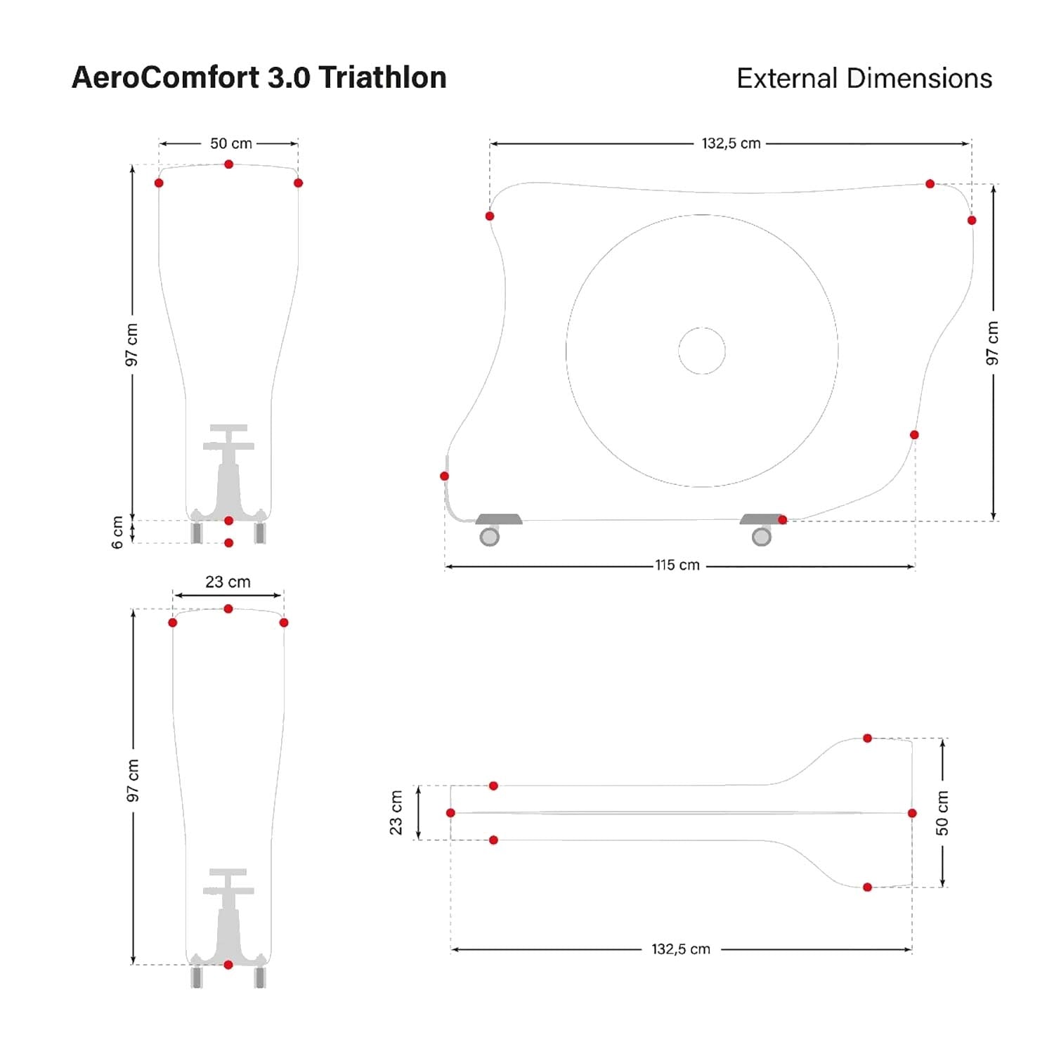 Scicon Aerocomfort 3.0 Triathlon Bike Travel Bag
