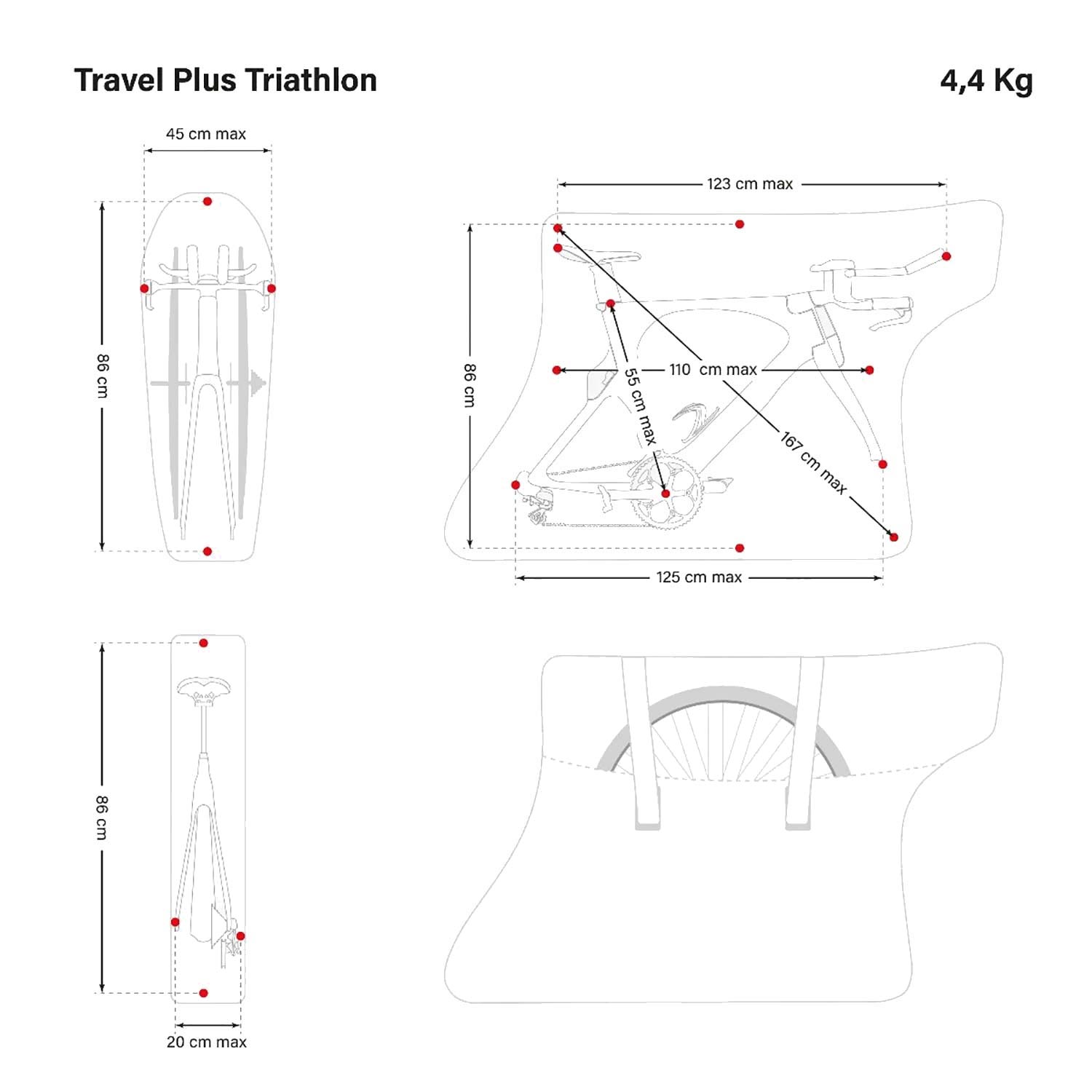 Scicon Soft Travel Plus Triathlon Bike Bag