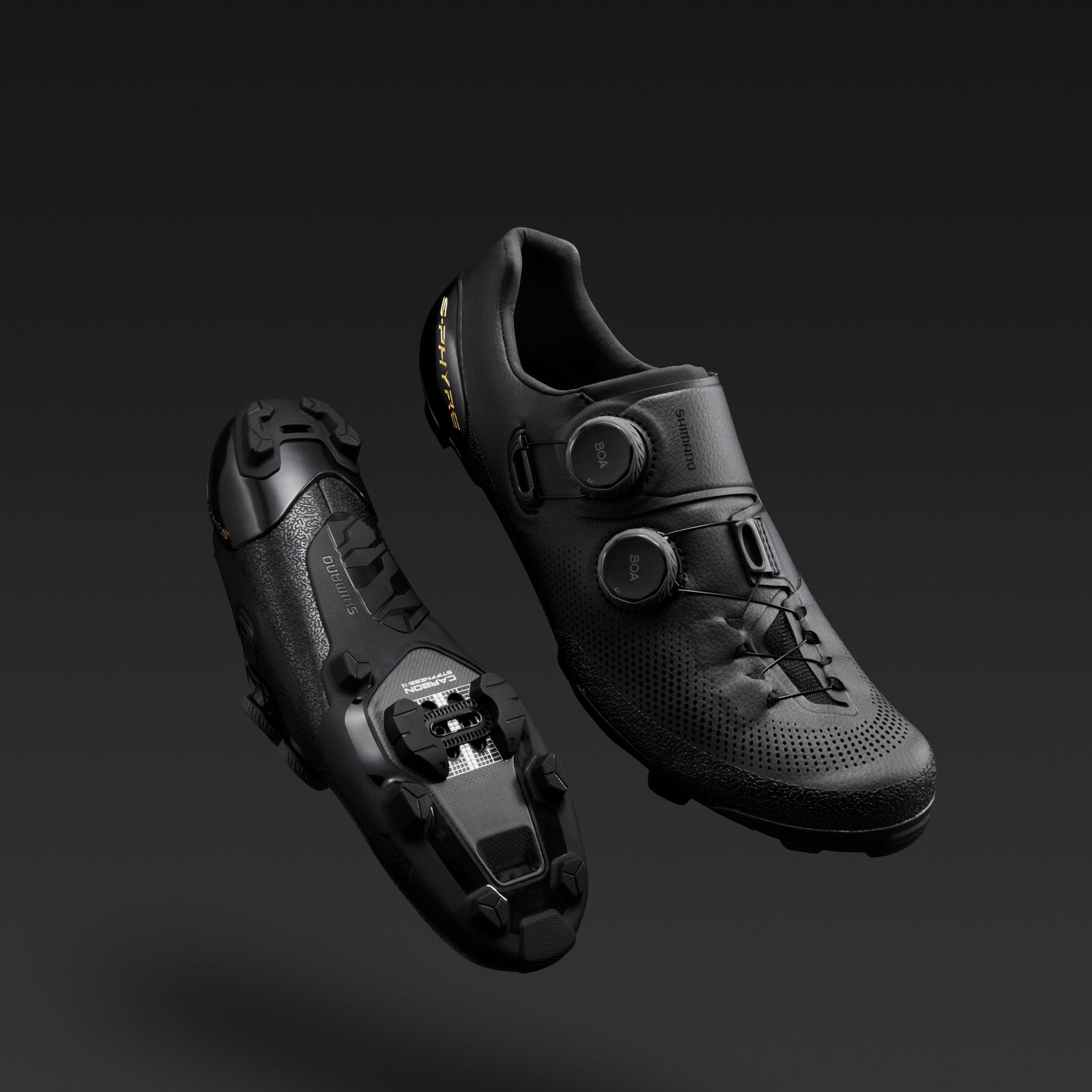 Shimano Black S-PHYRE RX9 (RX910) Gravel Shoes