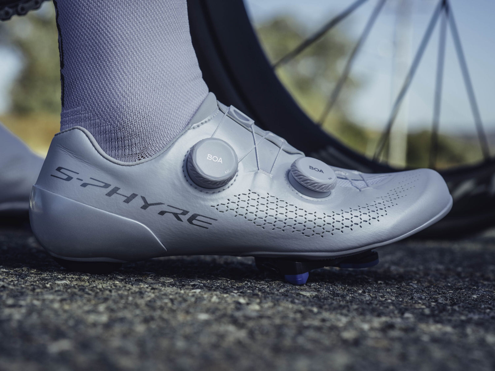 Shimano White S-PHYRE RC9 (RC910) Shoes 2027