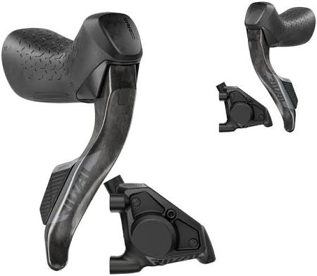 SRAM Rival Shift/Hydraulic Disc Brake AXS E1 W/ Flat Mount 20mm SS Hardware