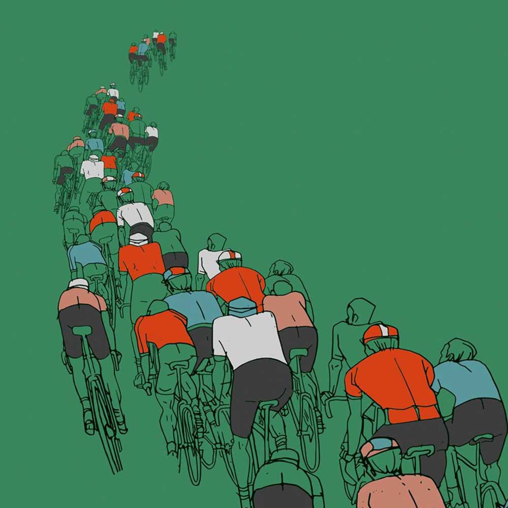 The Peloton - Cycling Poster Print Posters The Northern Line 