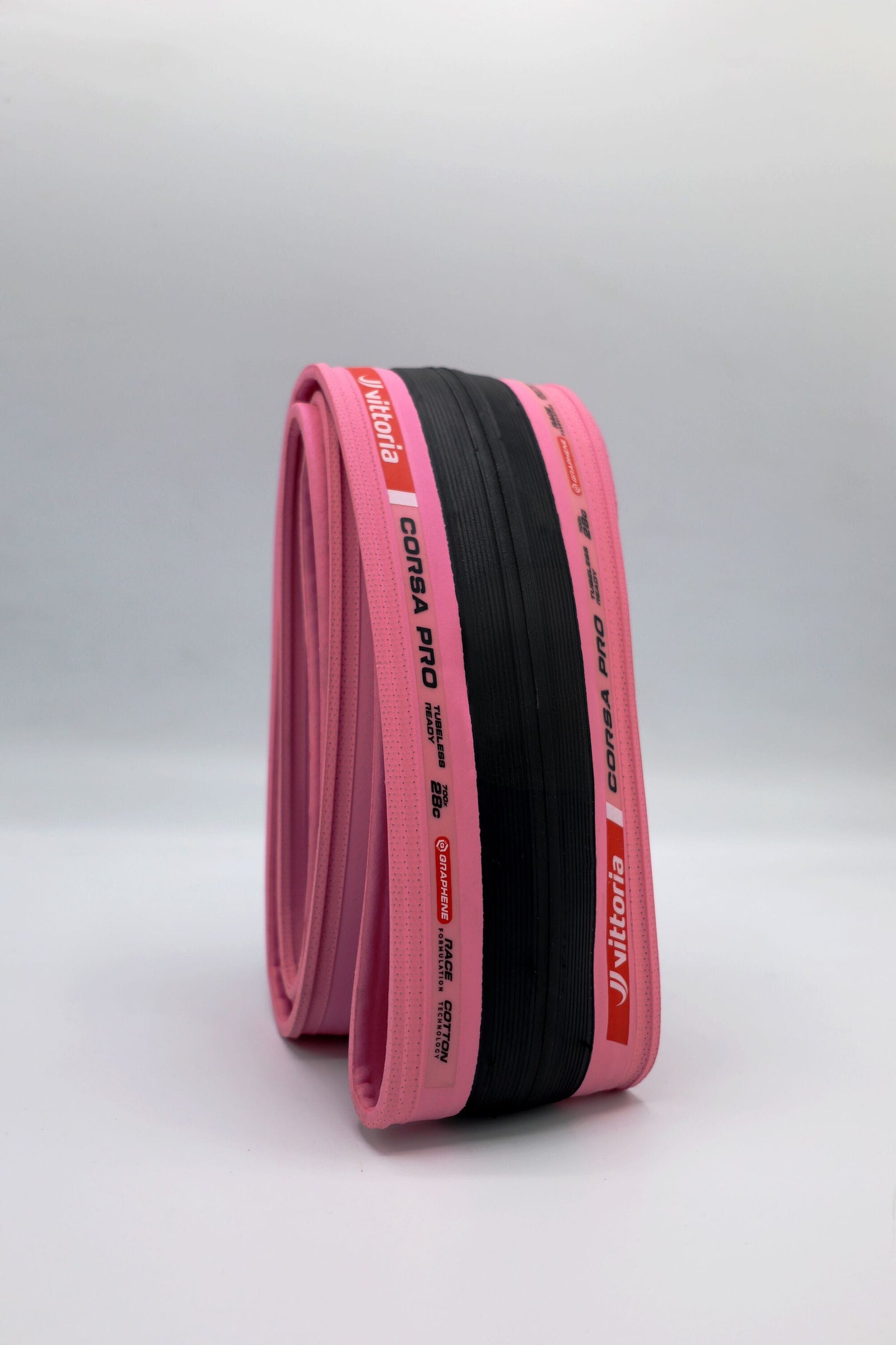 Vittoria Corsa Pro 700x30c Fold TLR Pink Giro LTD G2.0