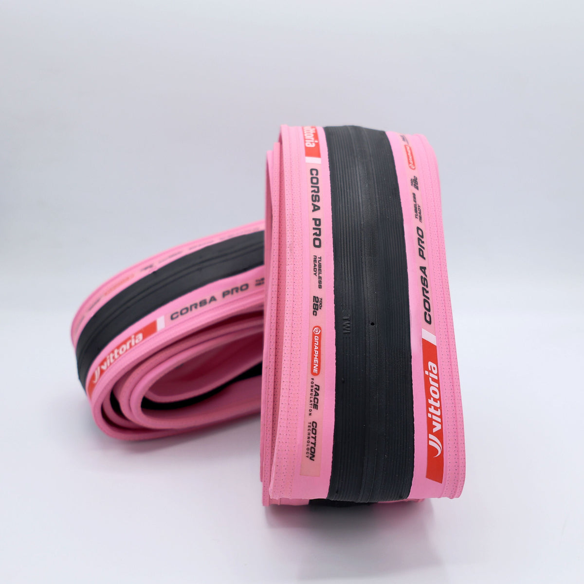 Vittoria Corsa Pro 700x30c Fold TLR Pink Giro LTD G2.0
