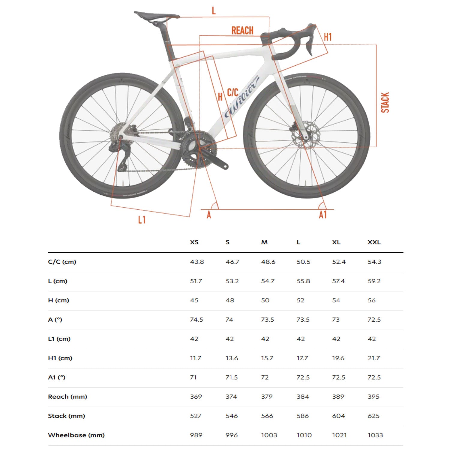 Wilier Granturismo SL Ultegra Di2 White Bike