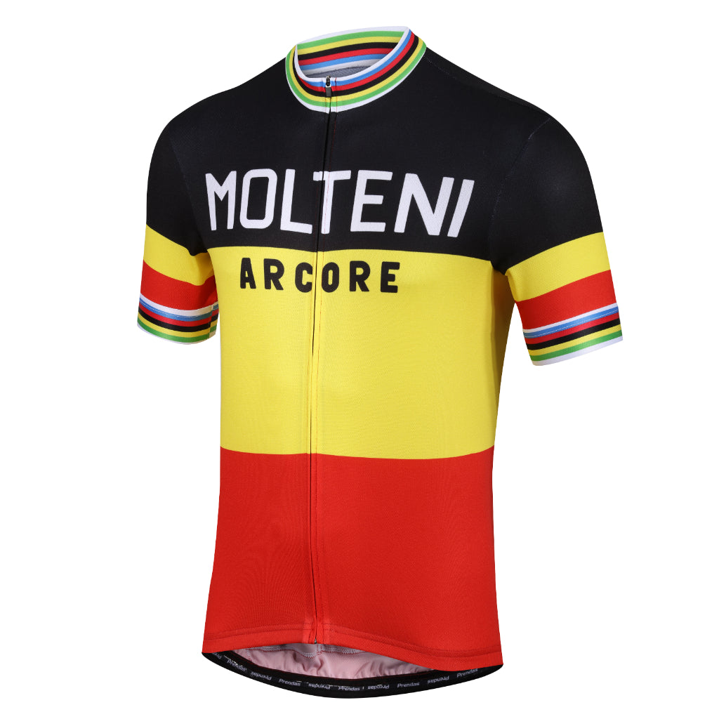 Maillot de cyclisme rétro noir Team Molteni Maillot de cyclisme rétro noir Team Molteni