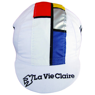 Front View of the La Vie Claire White Cap