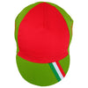 Front View of the Legnano Cap With Tricolore Peak
