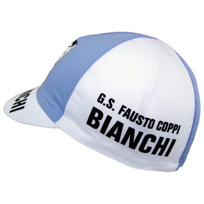 G.S. Fausto Coppi Bianchi Features on the Sides of the Cap
