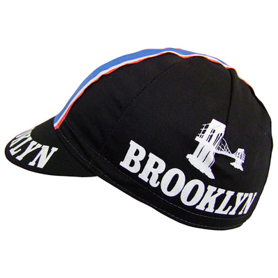 Both Sides of the Black Brooklyn Cap Feature the Famous Brooklyn Bridge