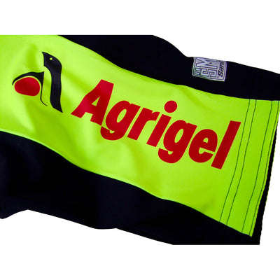 The Agrigel Logo Features on the Right Leg
