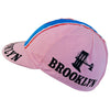Both Sides of the Pink Brooklyn Cap Feature the Famous Brooklyn Bridge