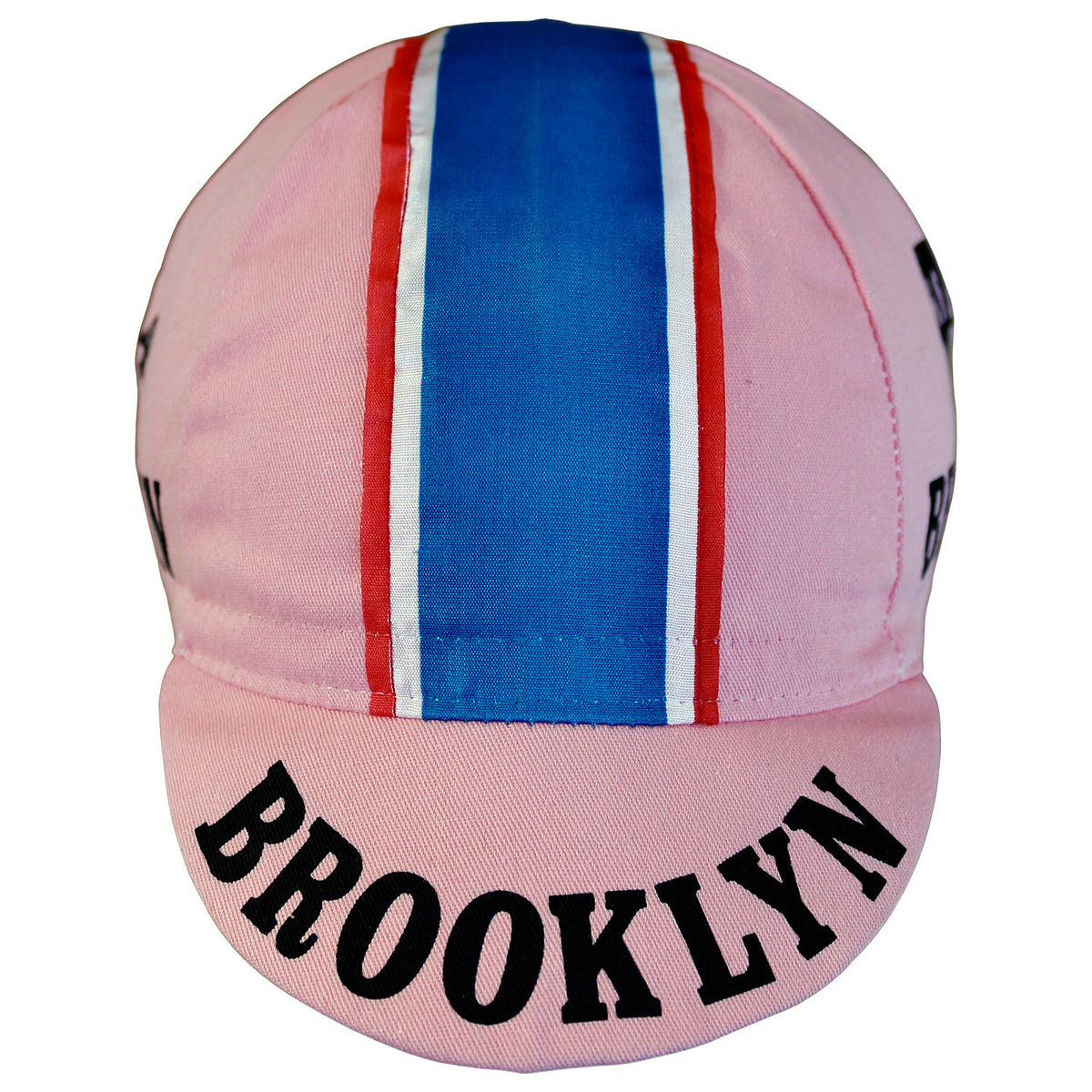 Blue, White and Red Ribbon is Stitched on to the Cap