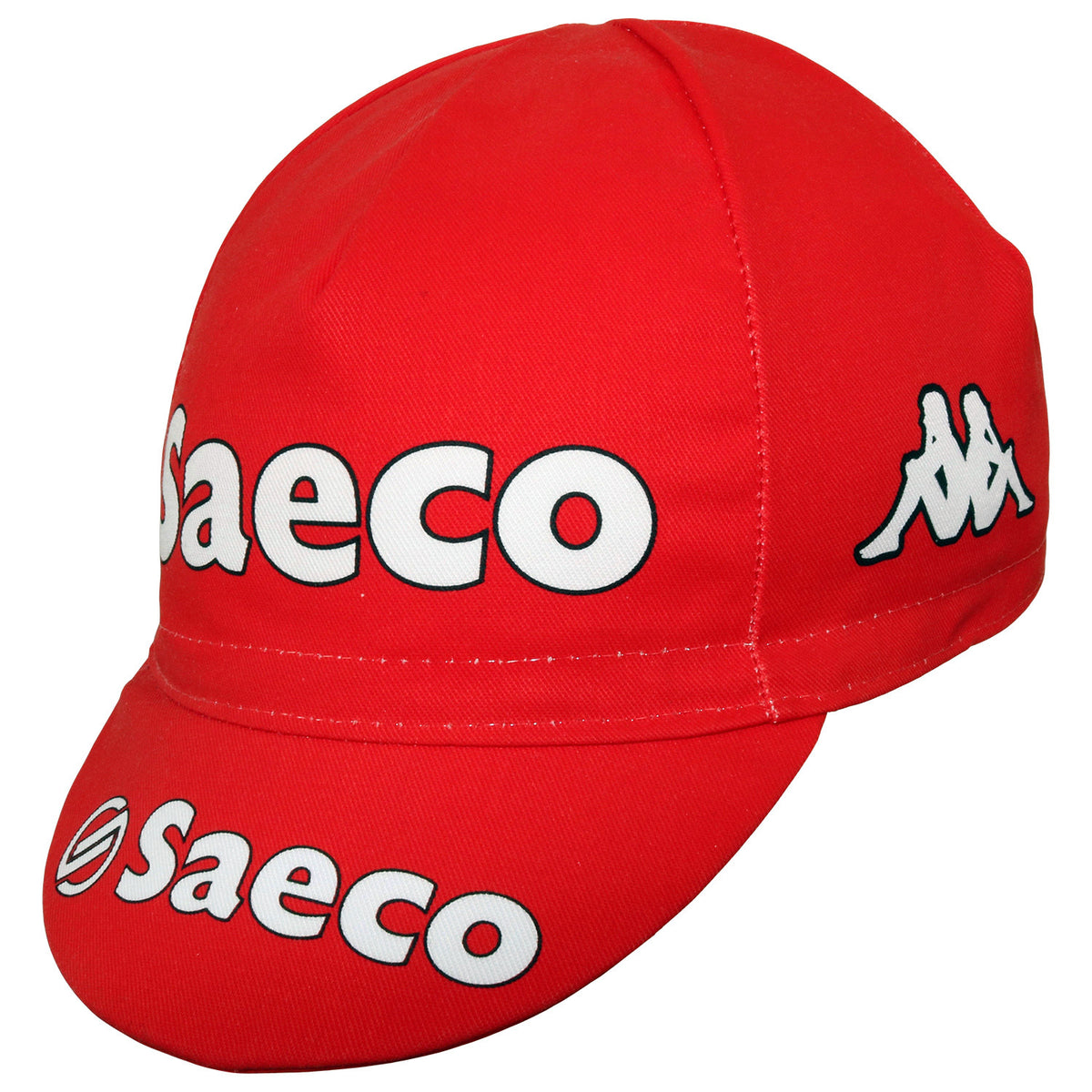 Casquette Cyclisme Vintage Saeco Cannondale, Style Eroica, édition Robe Kappa, NEUVE