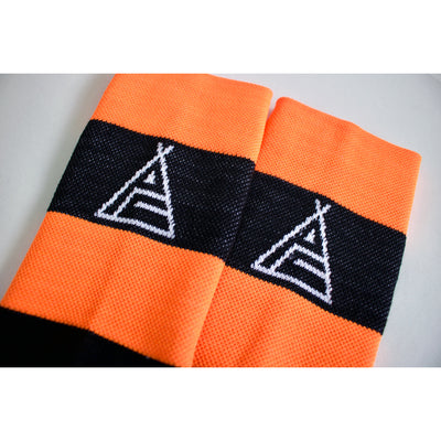 Prendas Ciclismo Fluoro Orange Tall Coolmax Socks